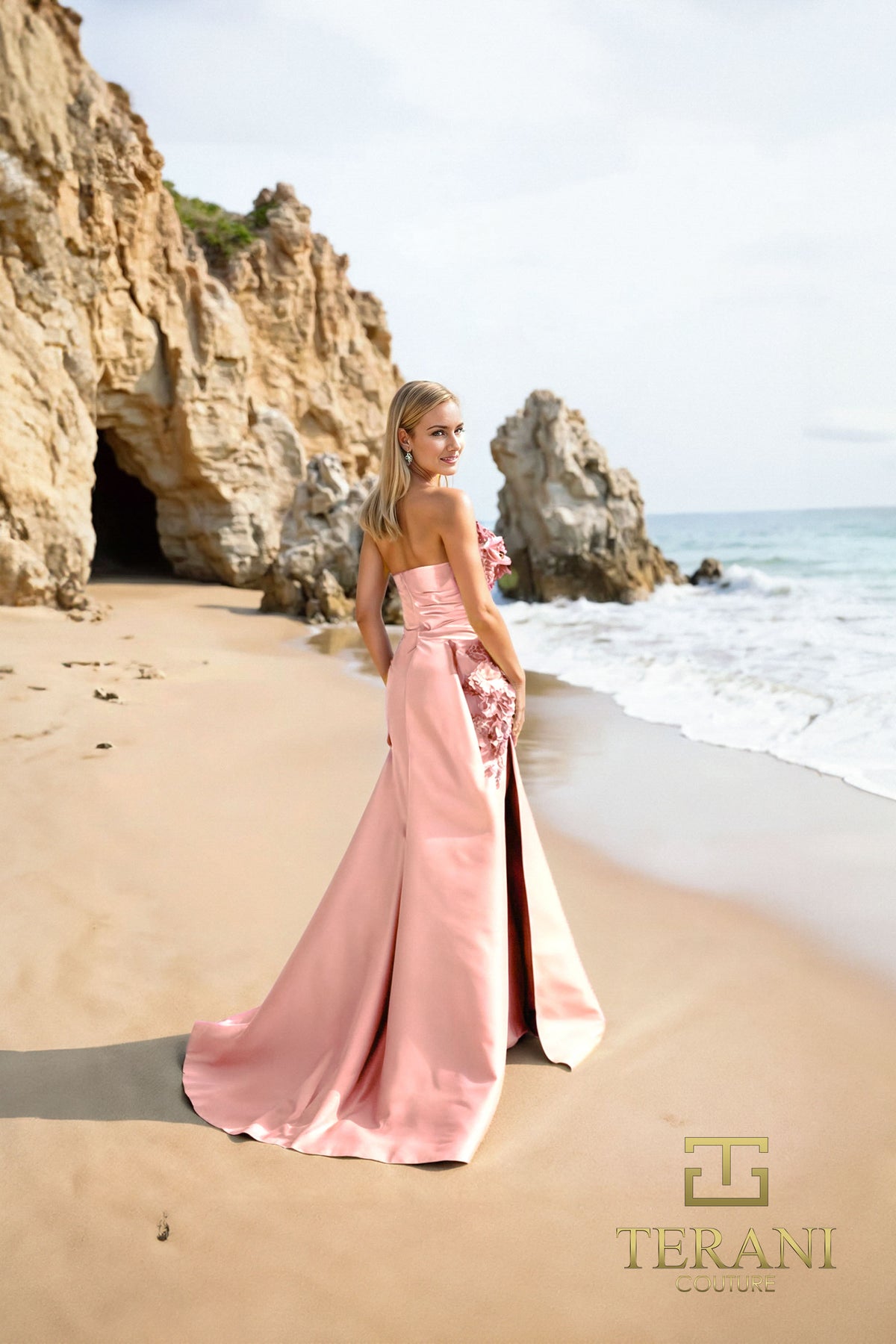 Terani Couture 252E5116 Rose