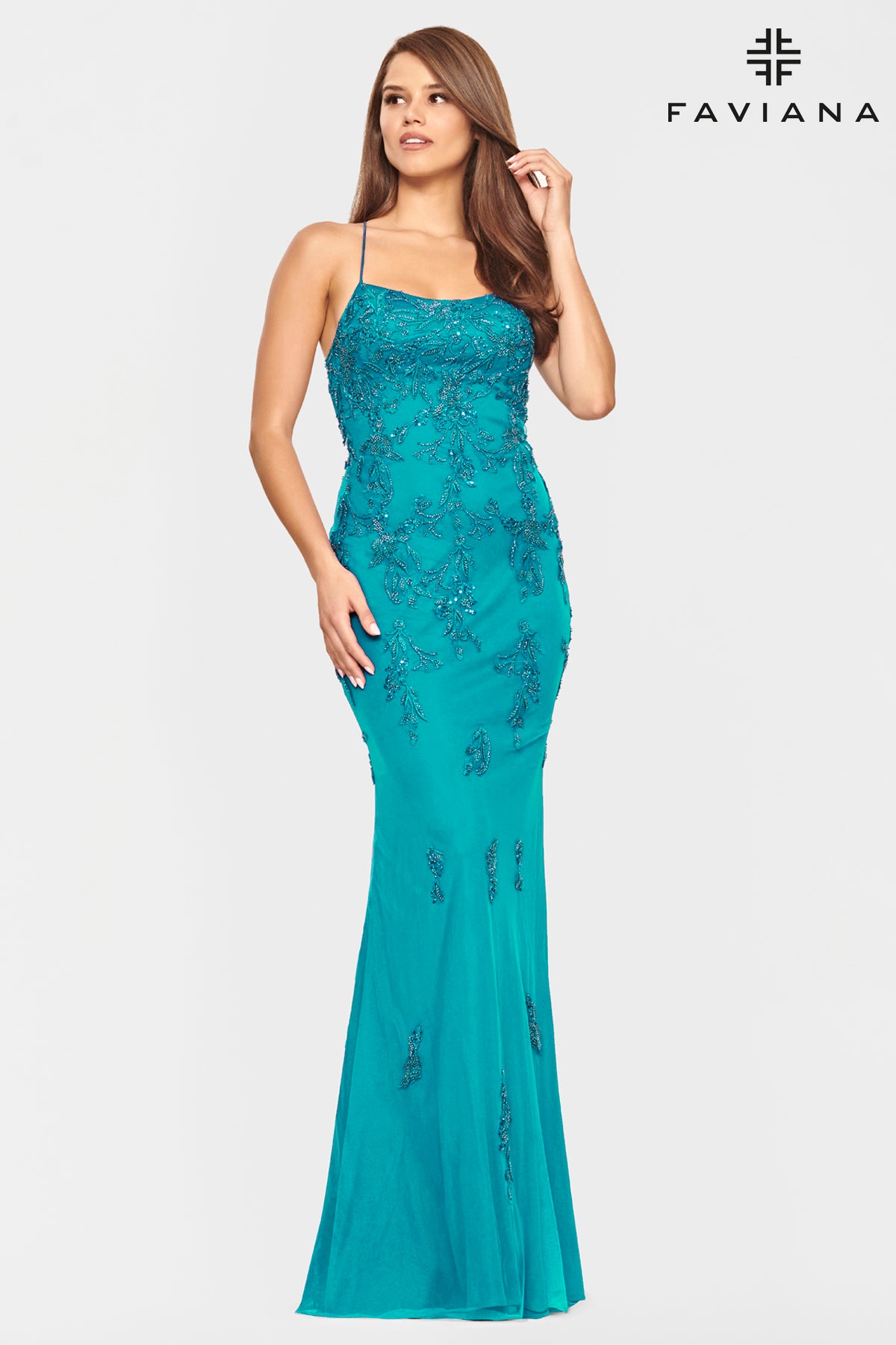 Faviana S10634 Peacock