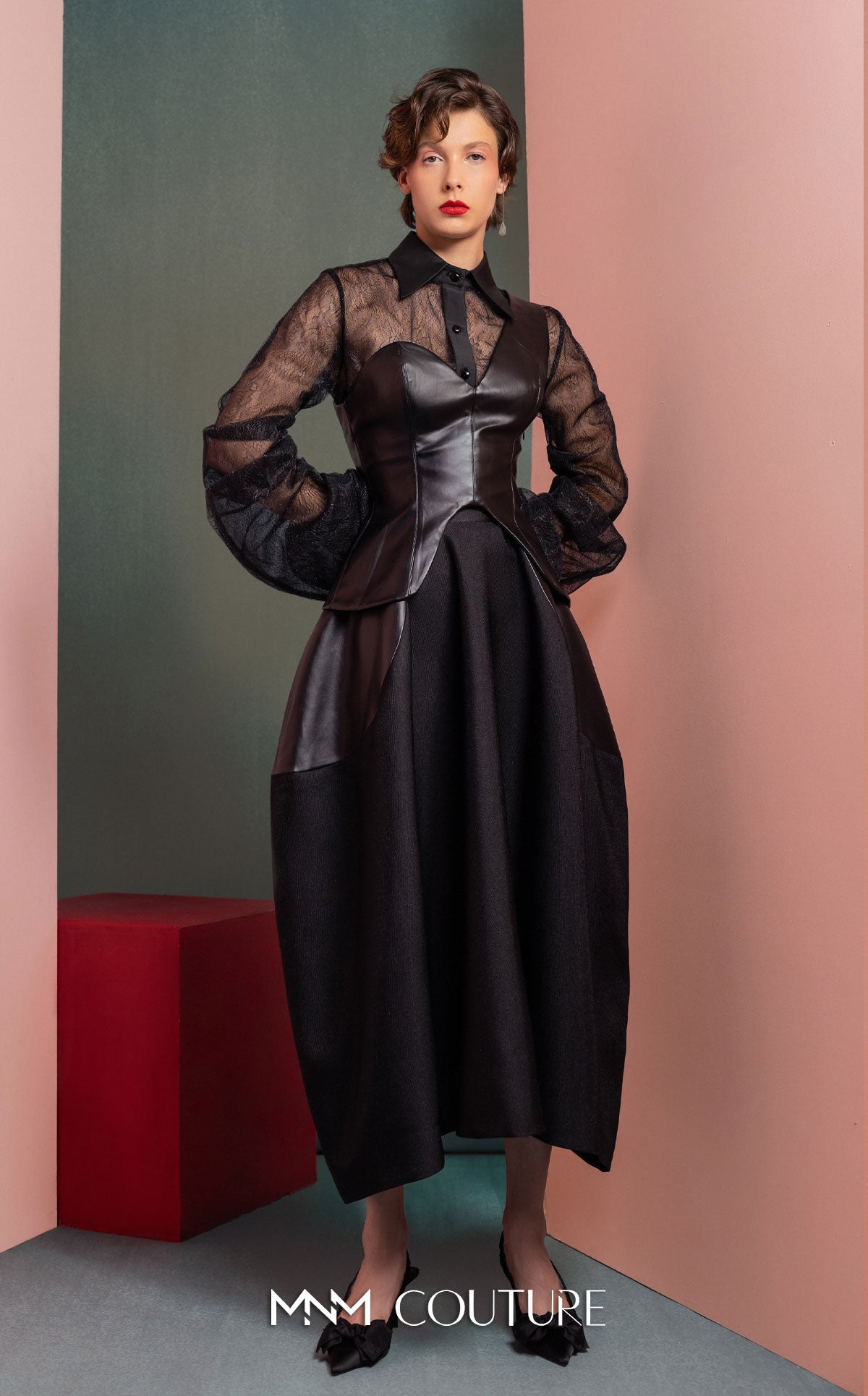 MNM Couture GOF2520 BLACK