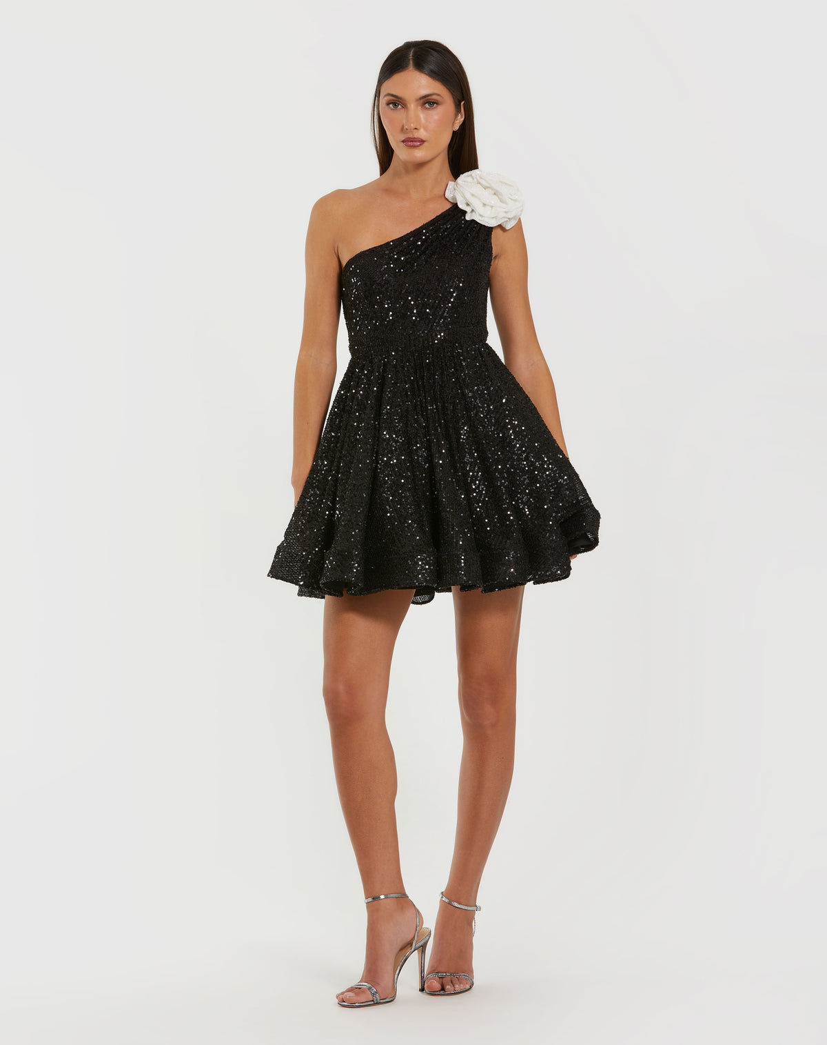 Mac Duggal 56179 Black Ivory