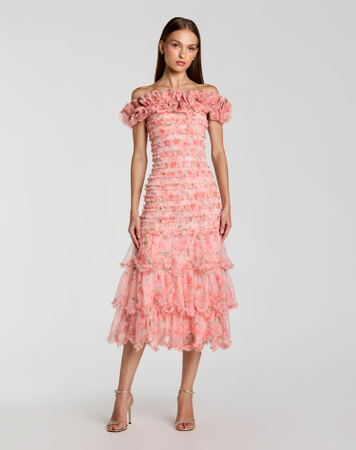 Mac Duggal 8432 Blush Multi