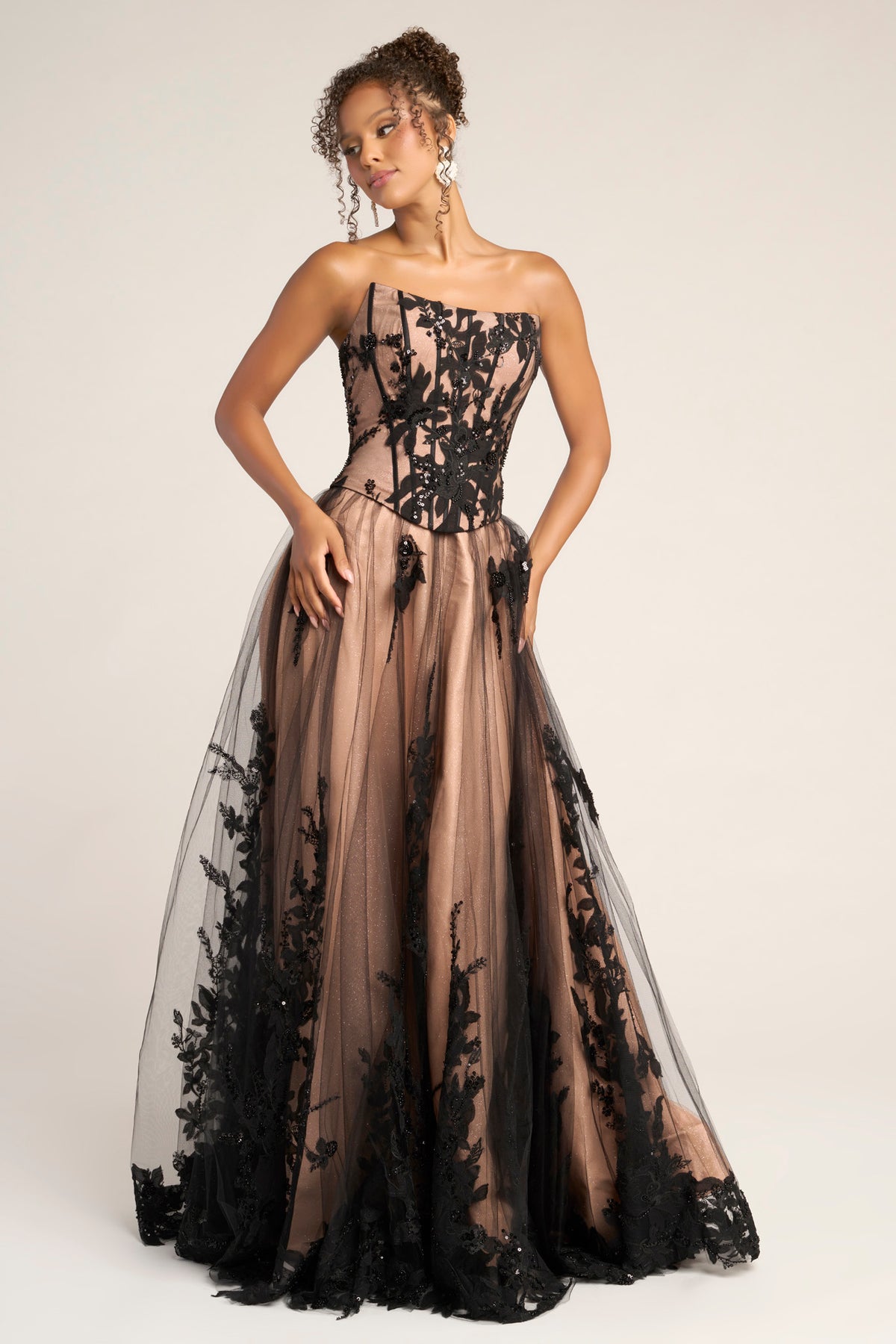 Portia and Scarlett PS26061 Black/Nude