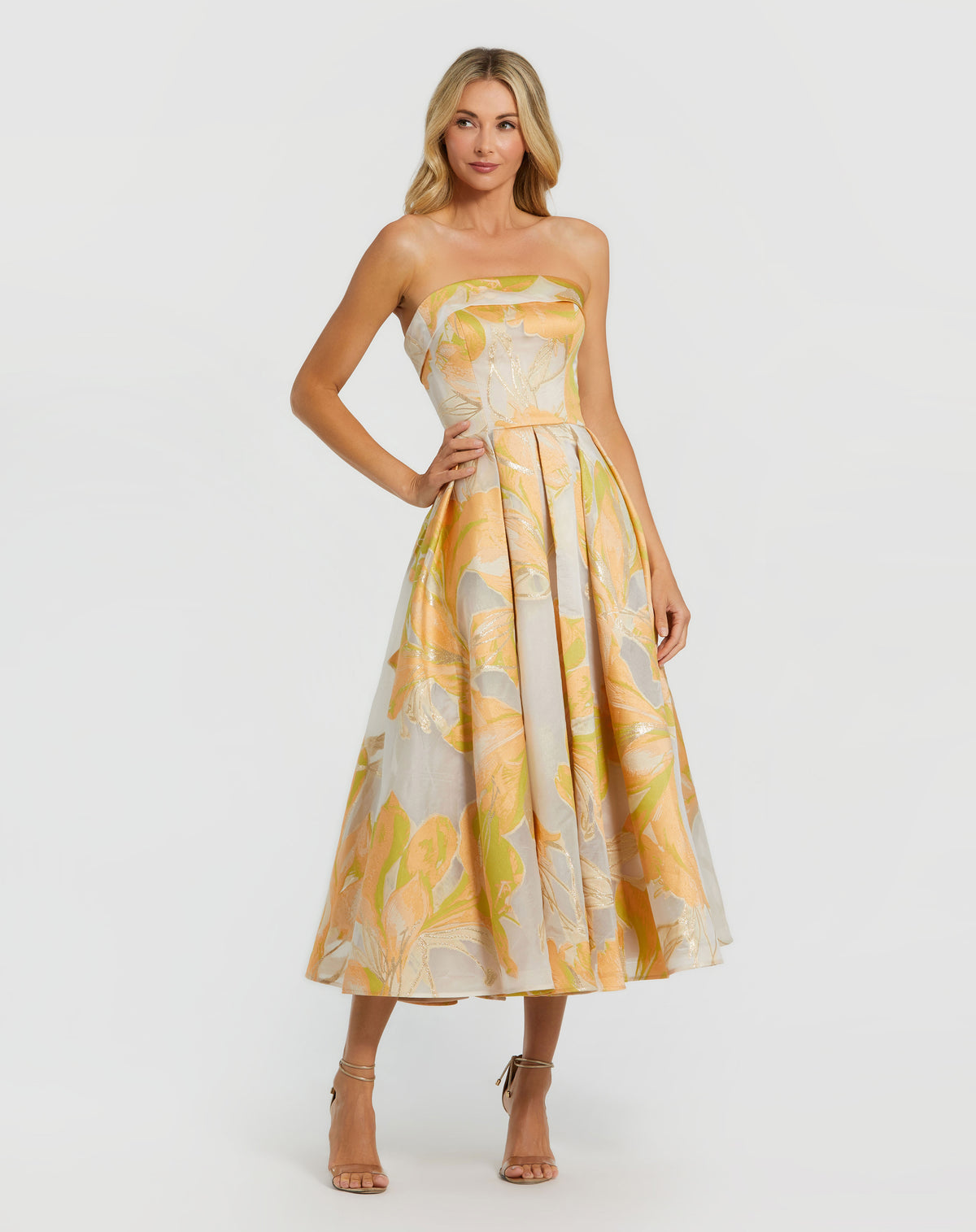 Mac Duggal 20724 Peach Multi