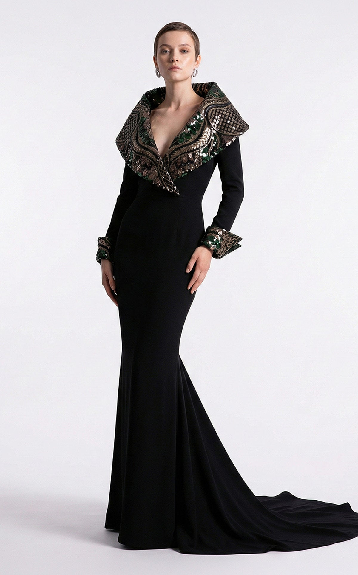 MNM Couture F03019 BLACK