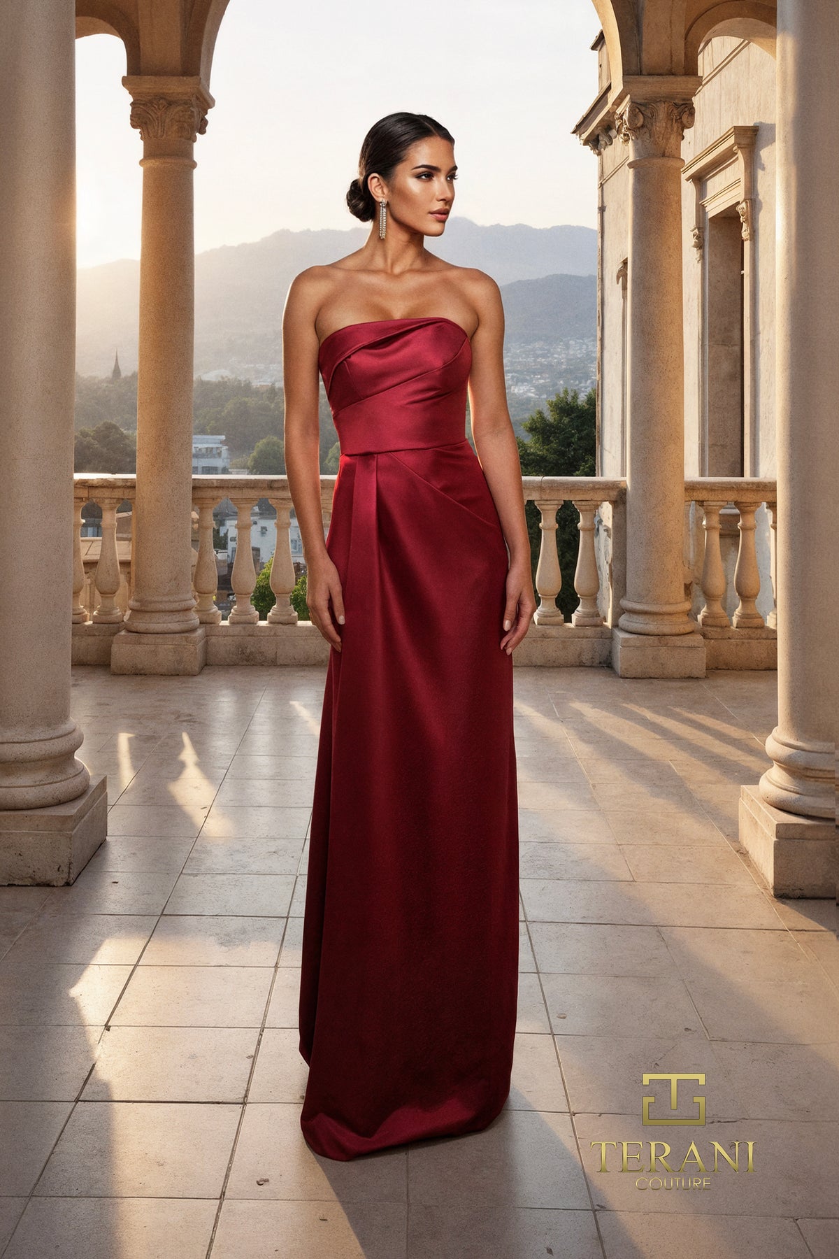 Terani Couture 261M6415 Wine