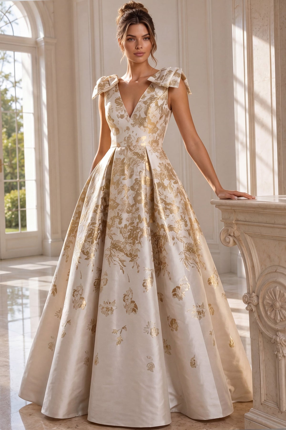 Jovani 47491 CHAMPAGNE/GOLD