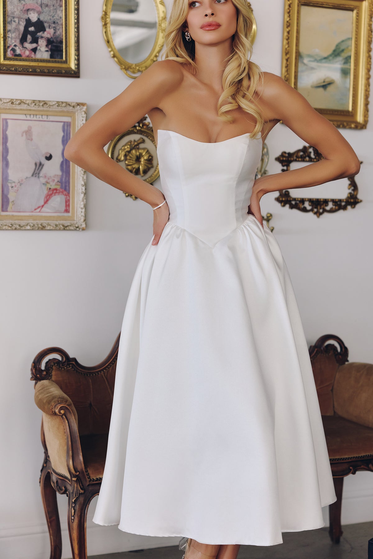 Amoris by Ladivine T822W OFF WHITE
