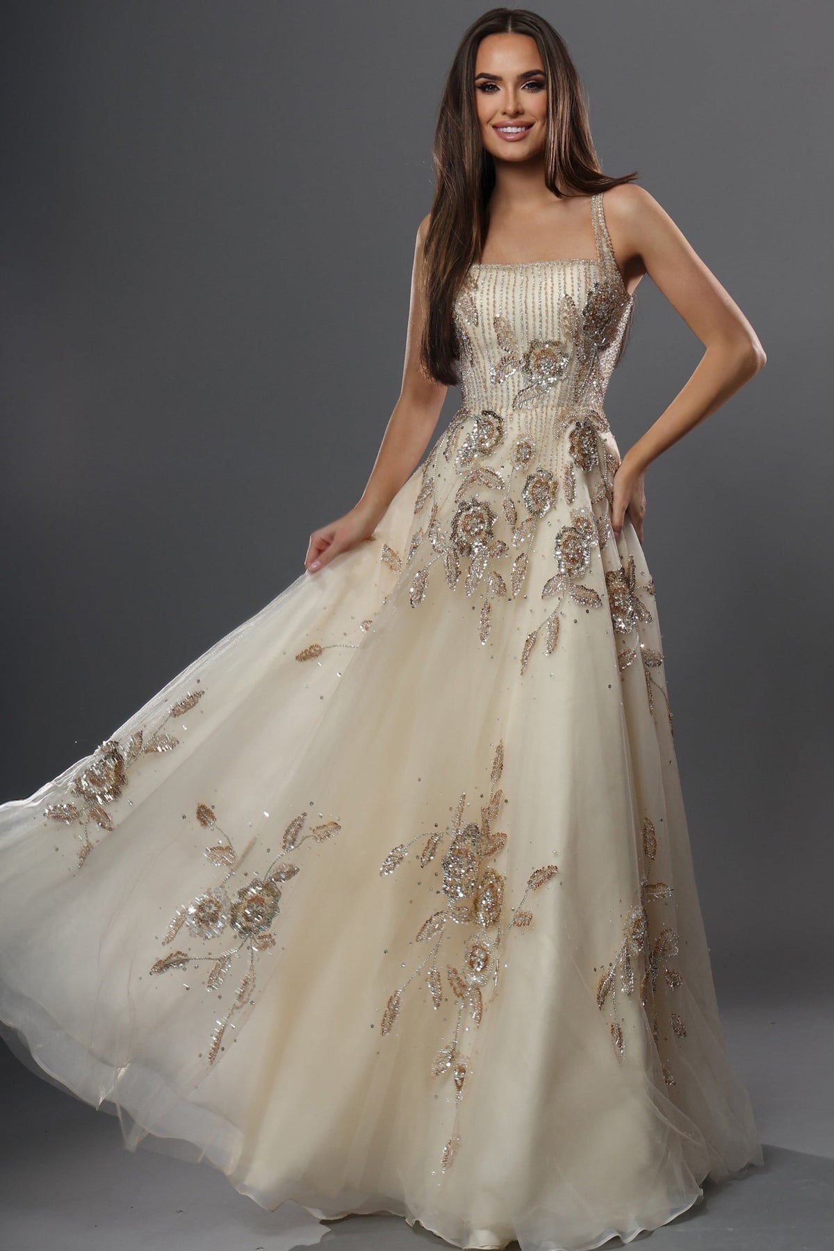 Jovani 49697 CHAMPAGNE