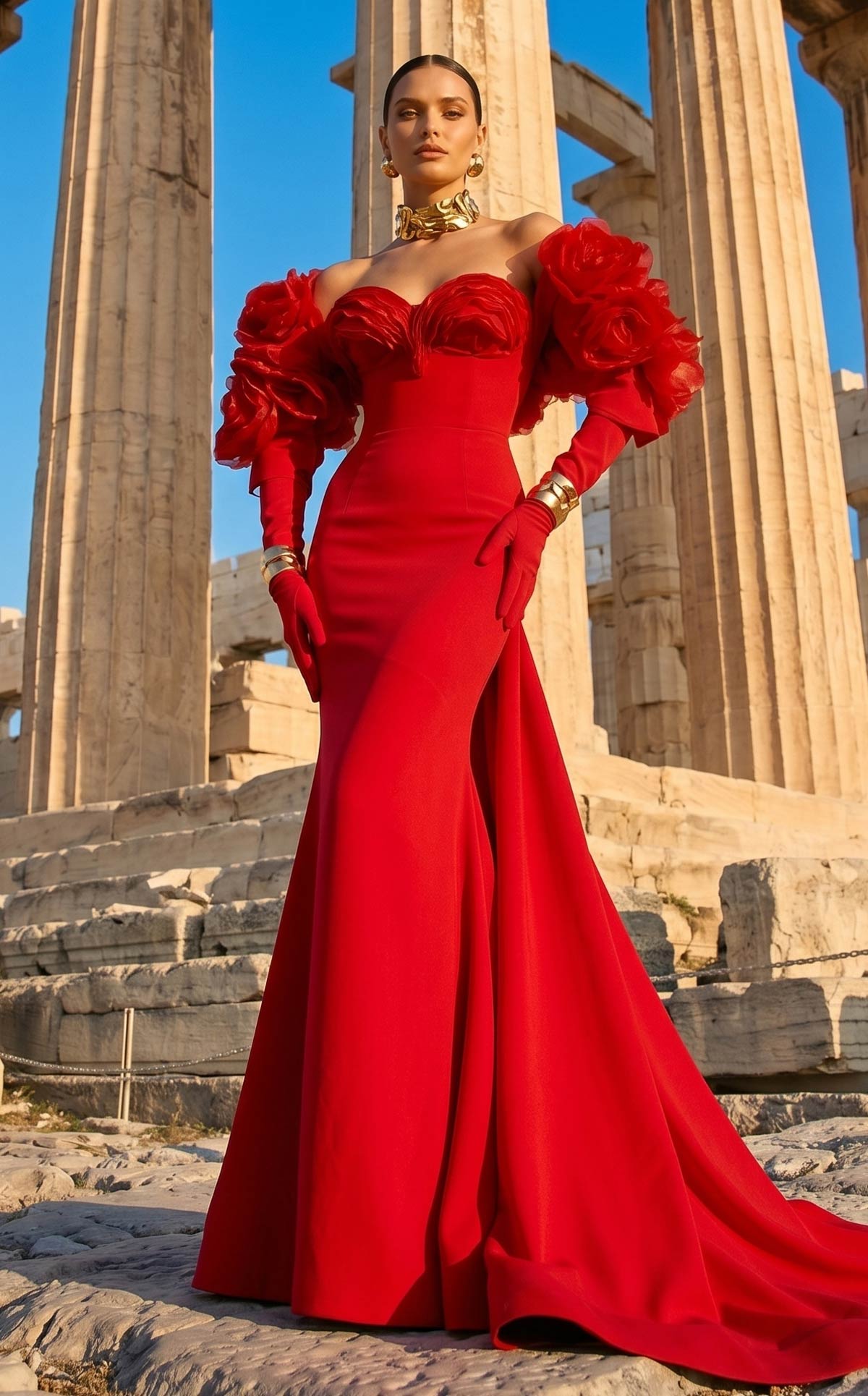 MNM Couture F02944 RED