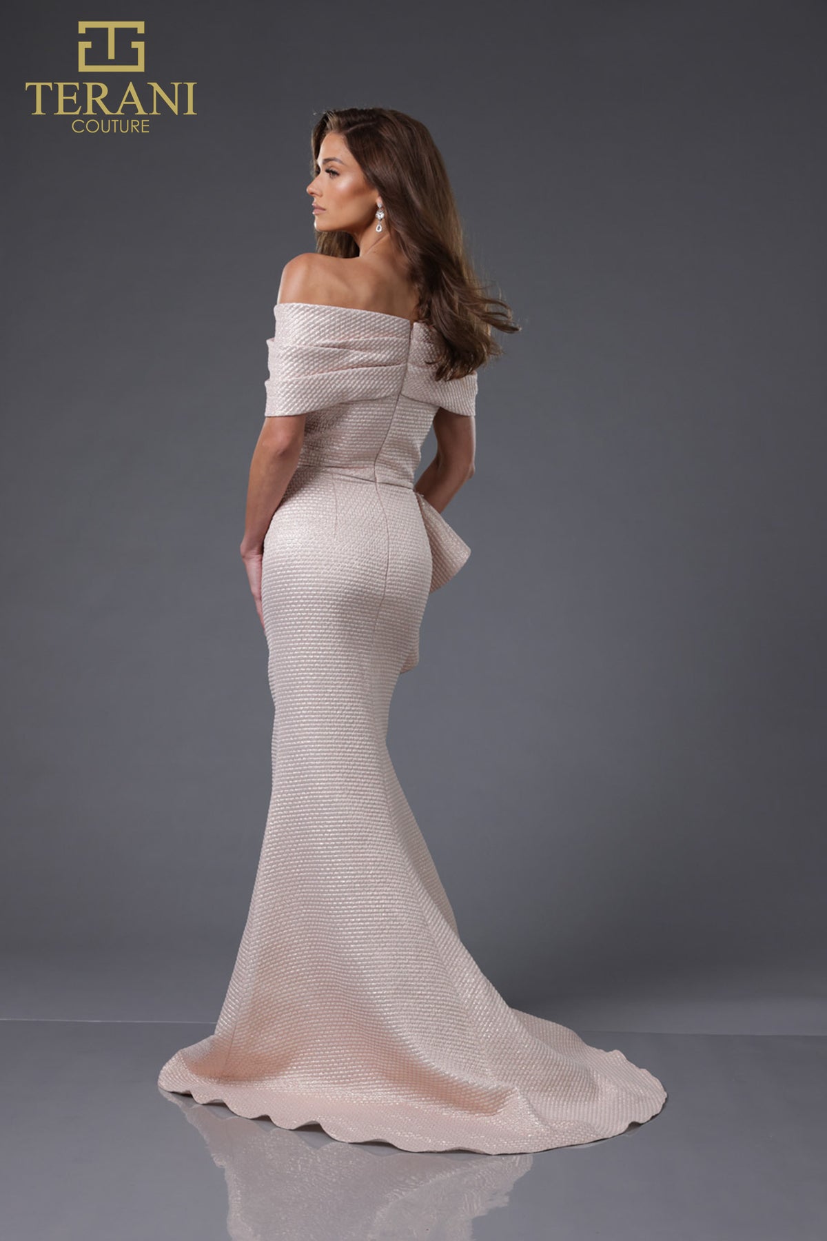Terani Couture 251M4448 Champagne