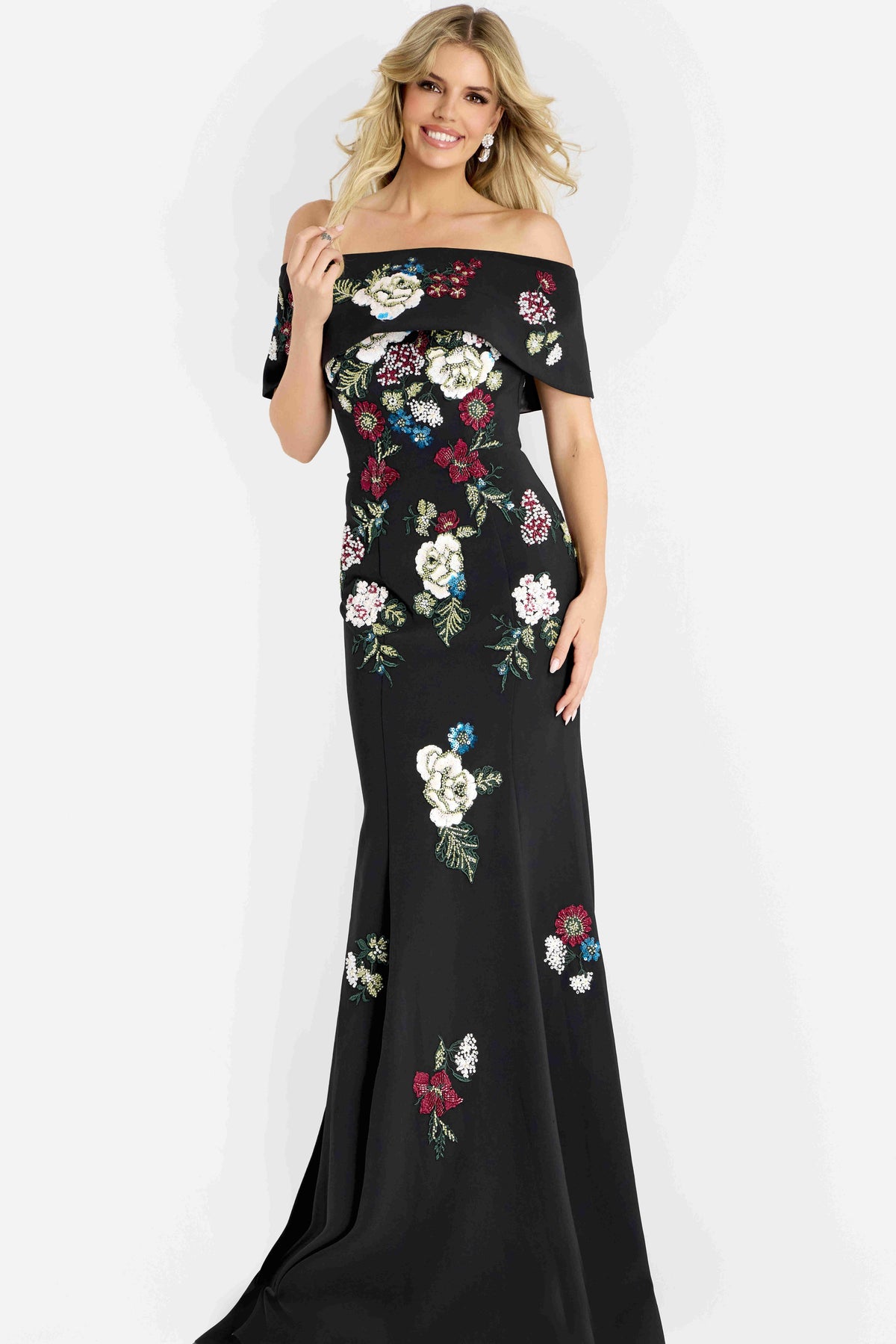 Jovani 47636 BLACK/MULTI