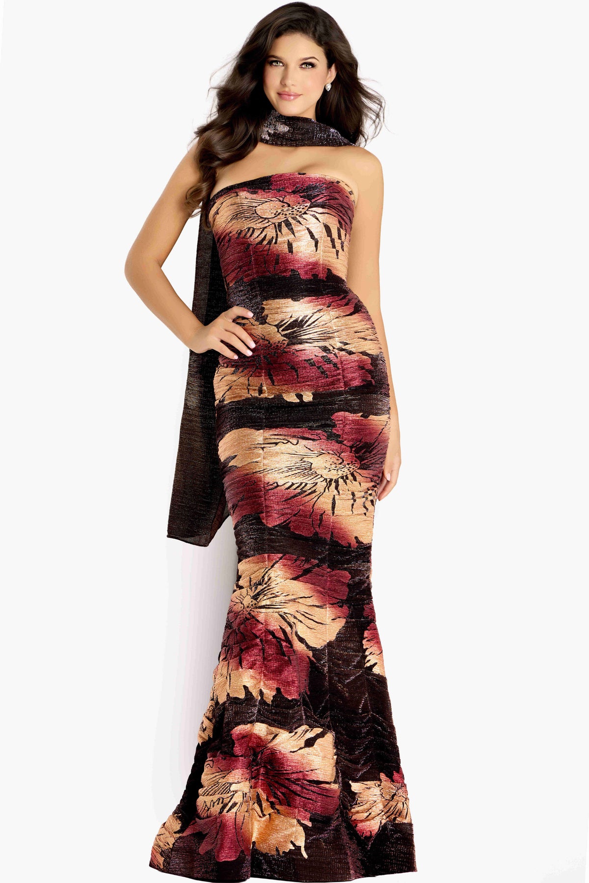 Jovani 48178 BROWN/MULTI