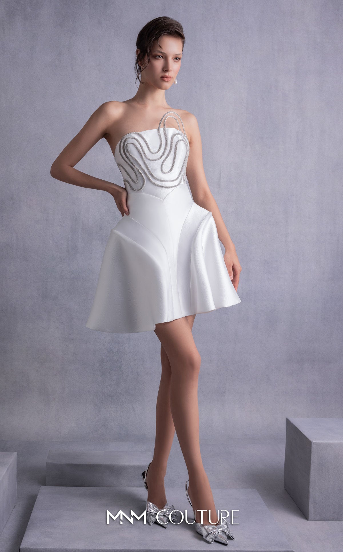 MNM Couture GOS2508 OFF WHITE