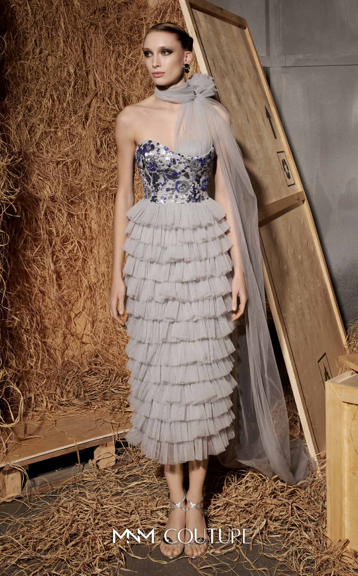 MNM Couture N0641 SILVER