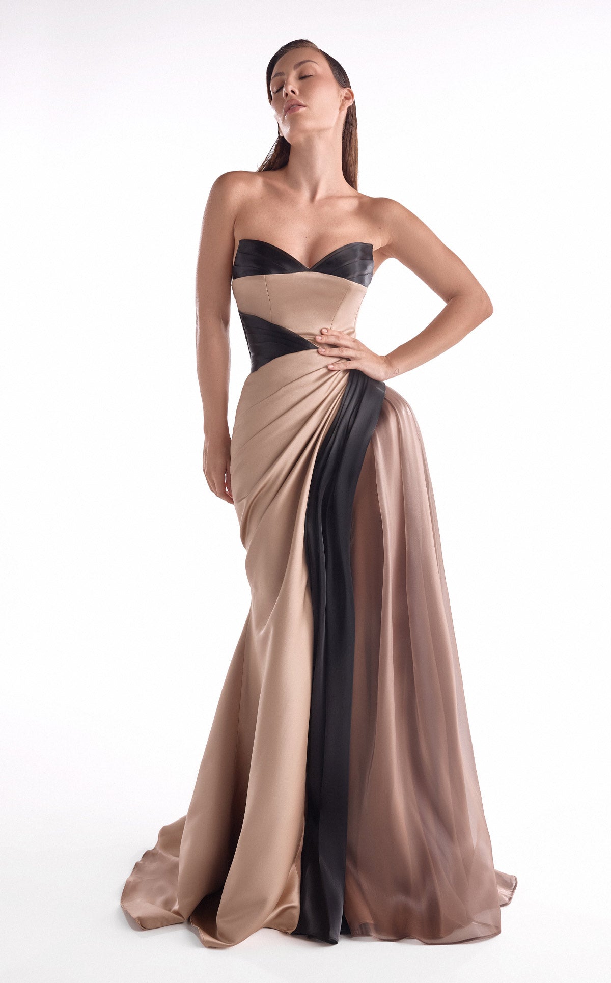 MNM Couture G2102 BROWN/BLACK
