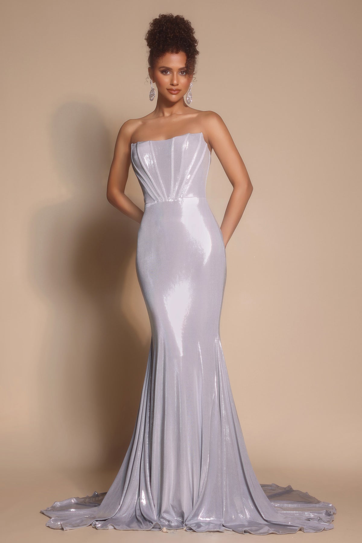 Portia and Scarlett XO097 Silver Grey