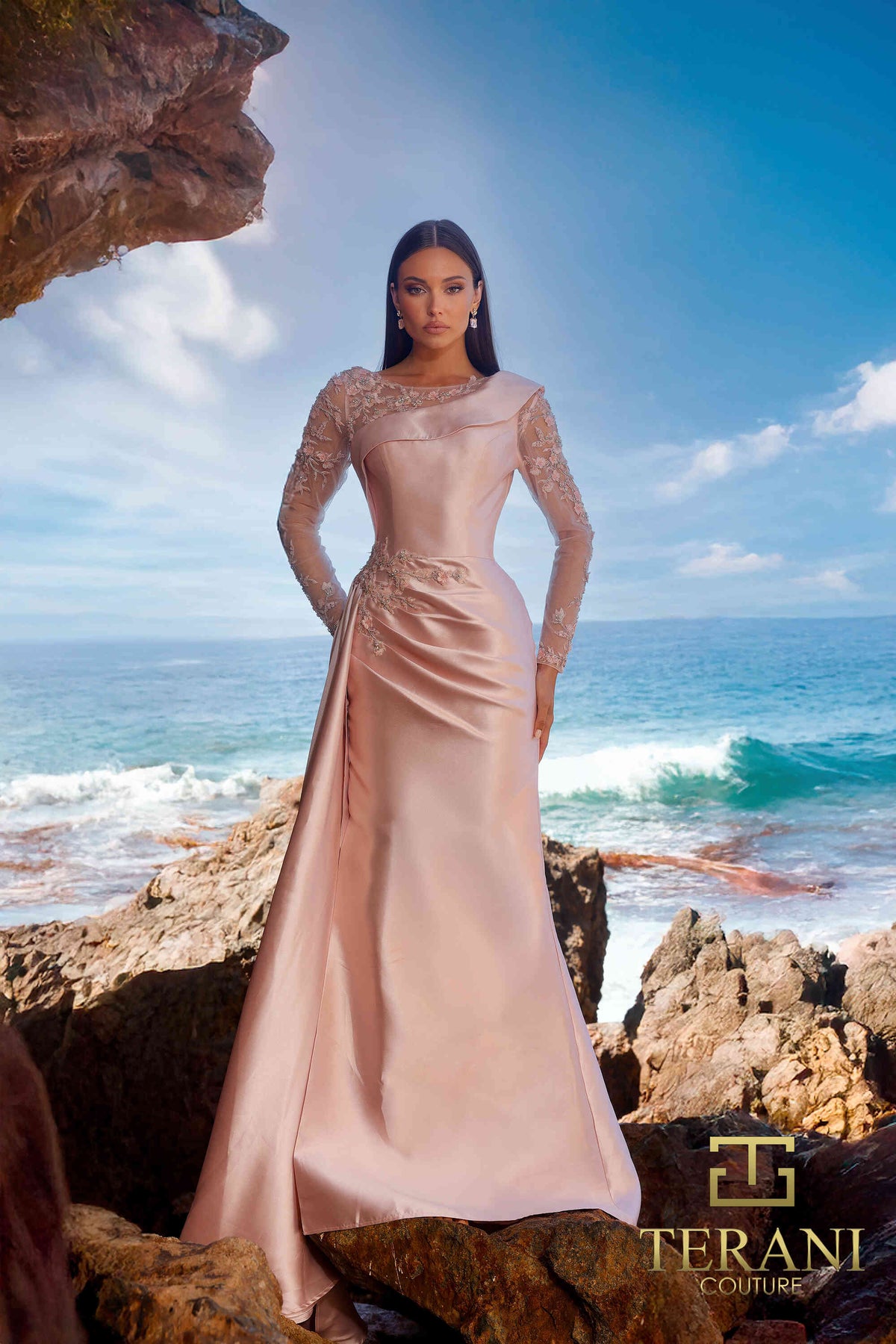 Terani Couture 252M5344 Blush