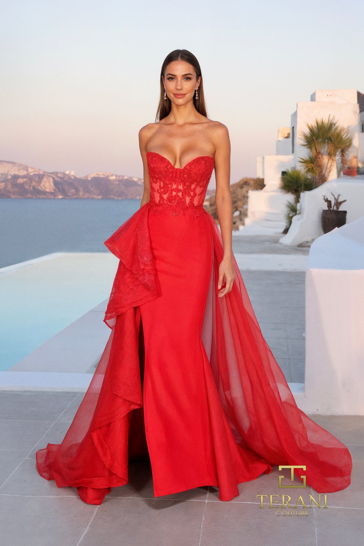 Terani Couture 261P6261 Red