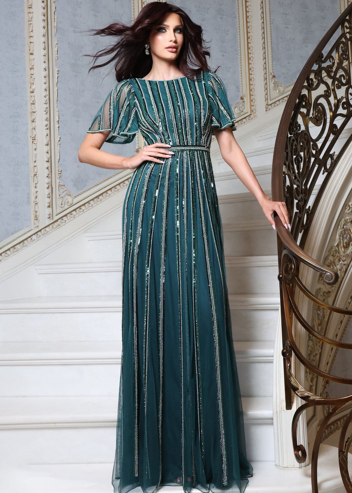 Jovani 54083 PLUM