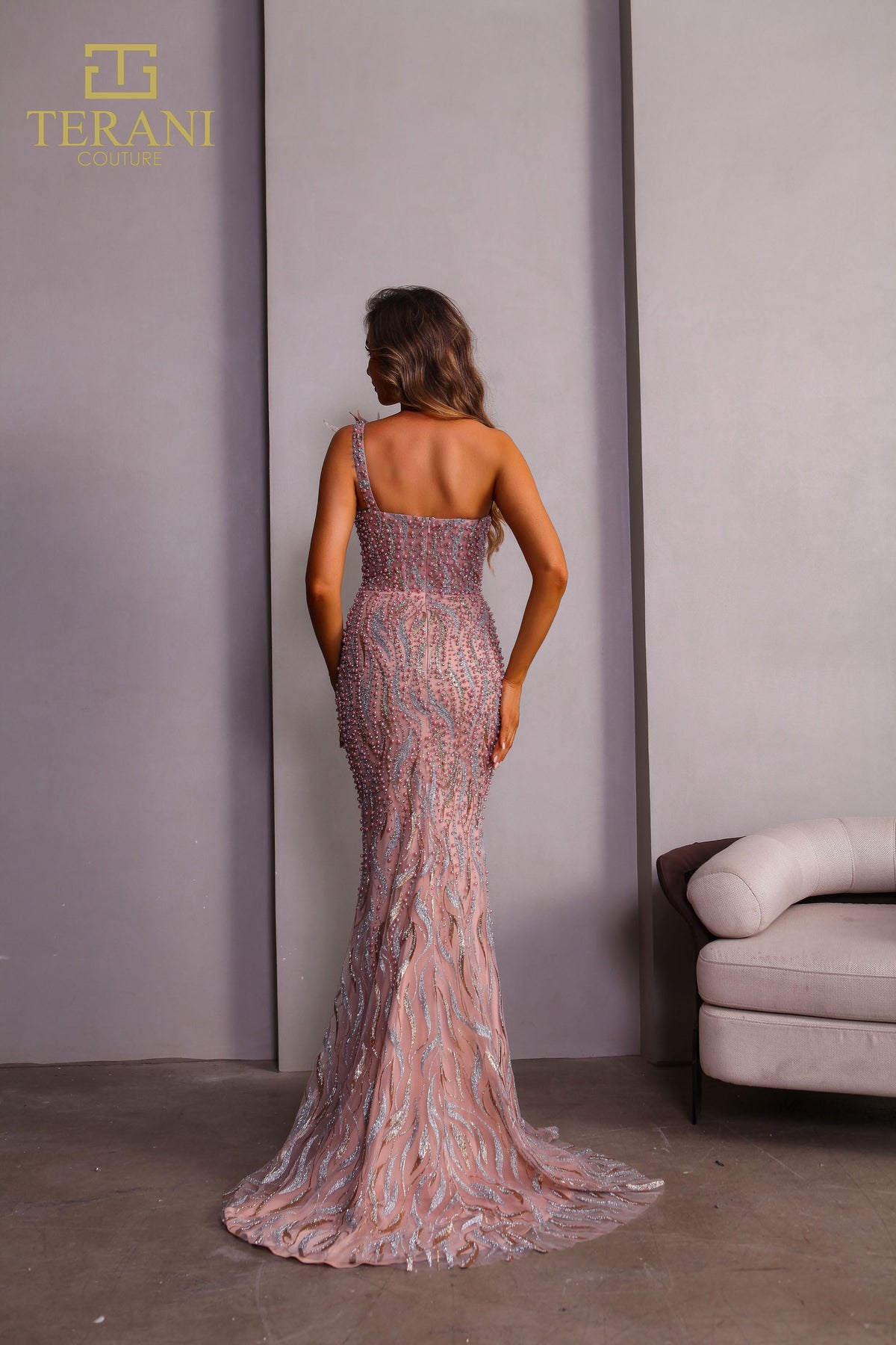 Terani Couture 251GL4315 Rose Gold