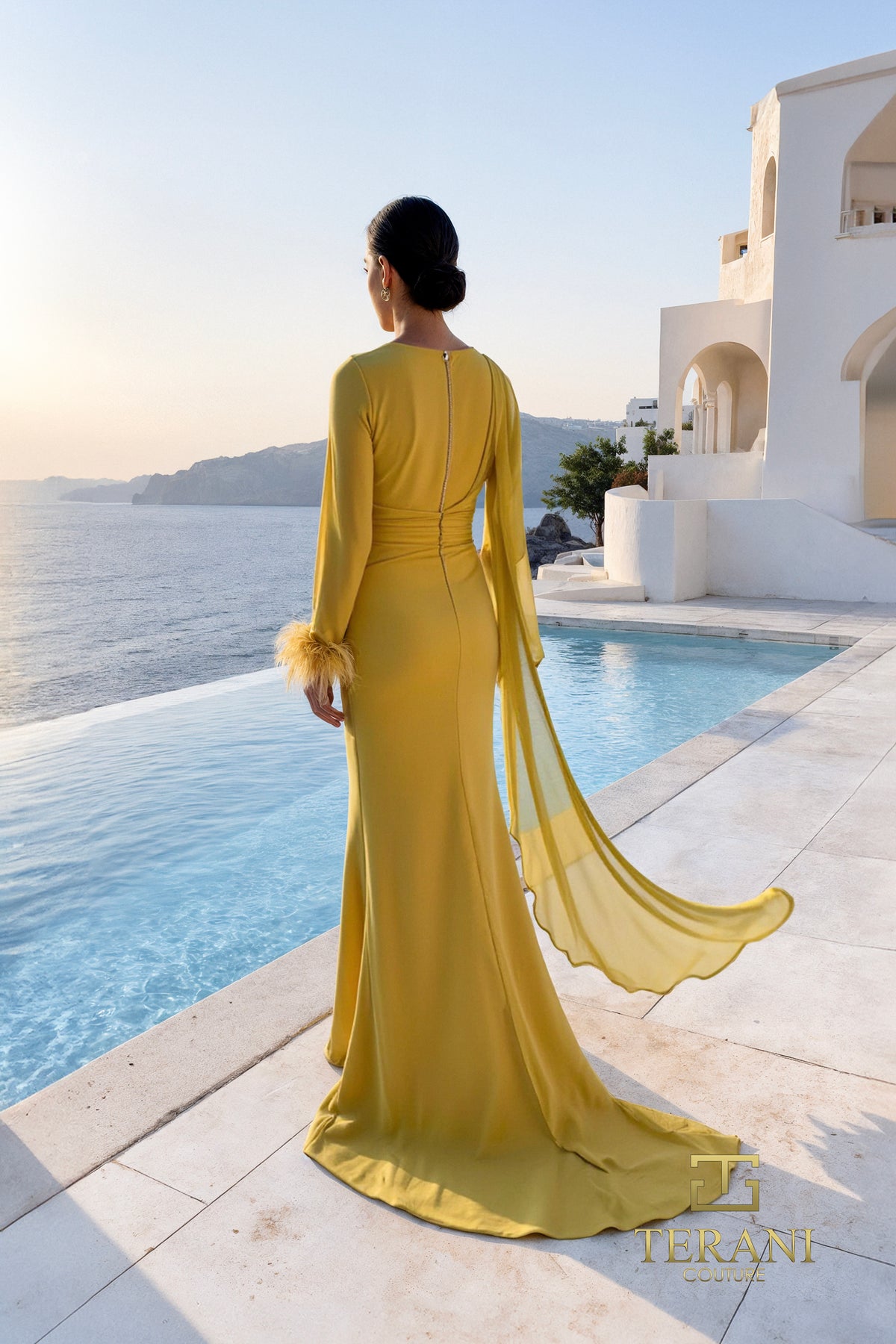 Terani Couture 261M6403 Citrine