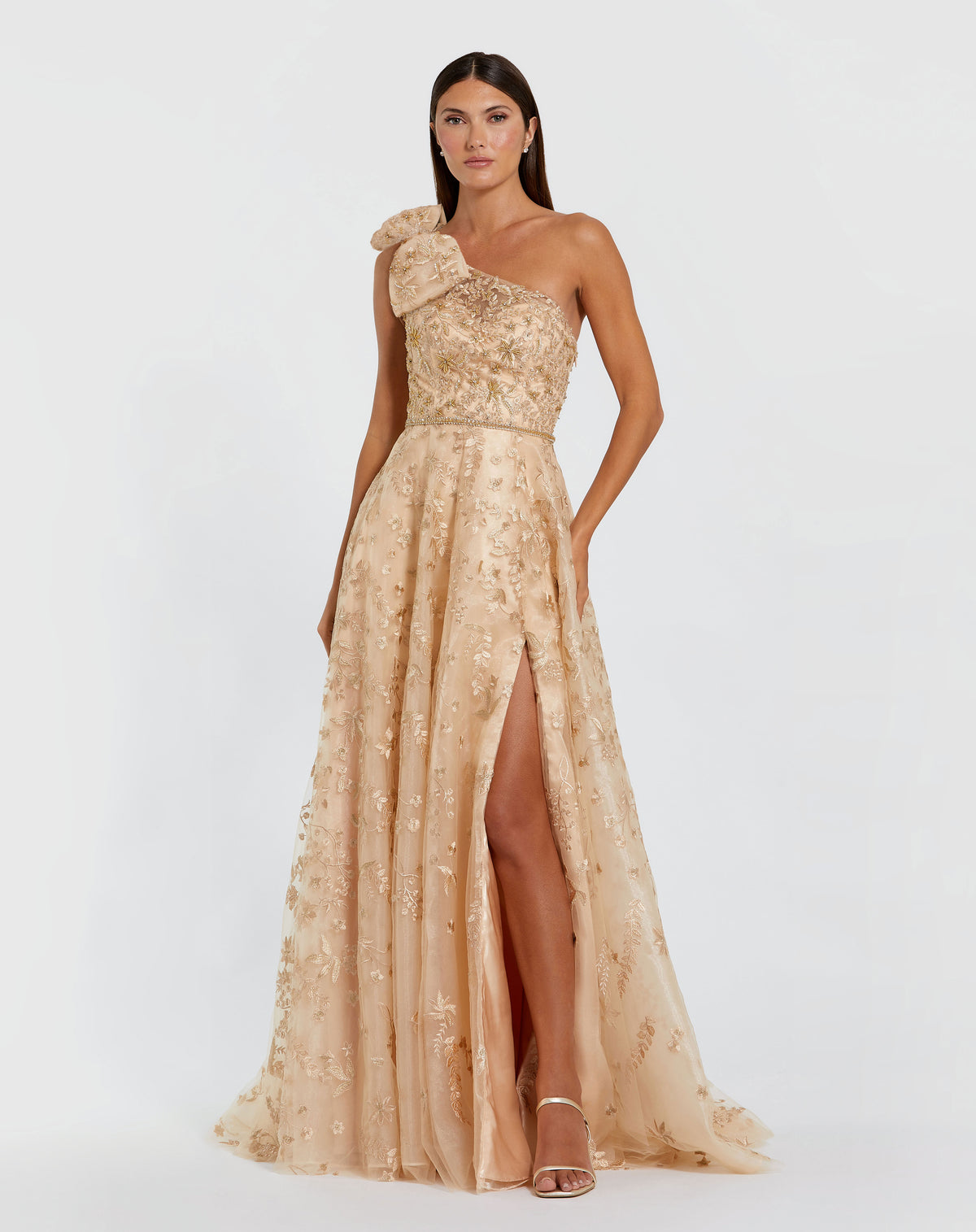 Mac Duggal 11177 Champagne