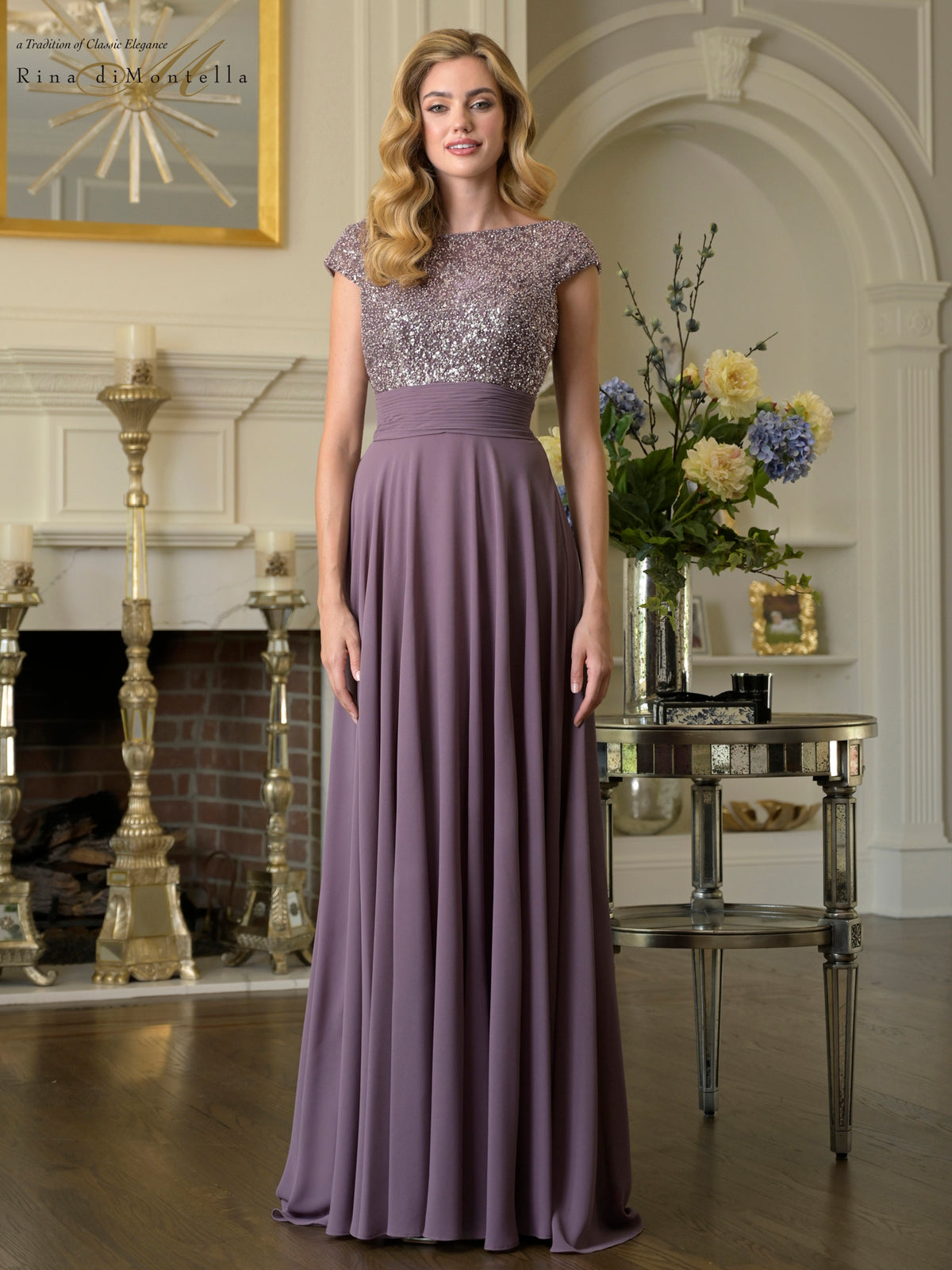 Rina Di Montella RD3419 Victorian Lilac