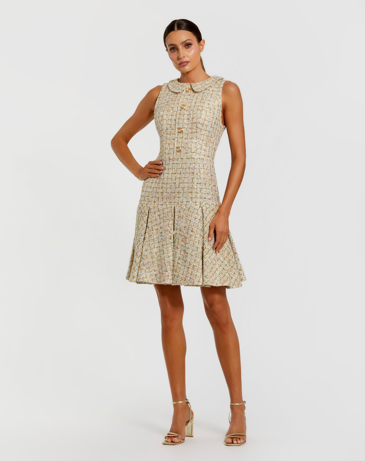 Mac Duggal 21068 Gold Multi