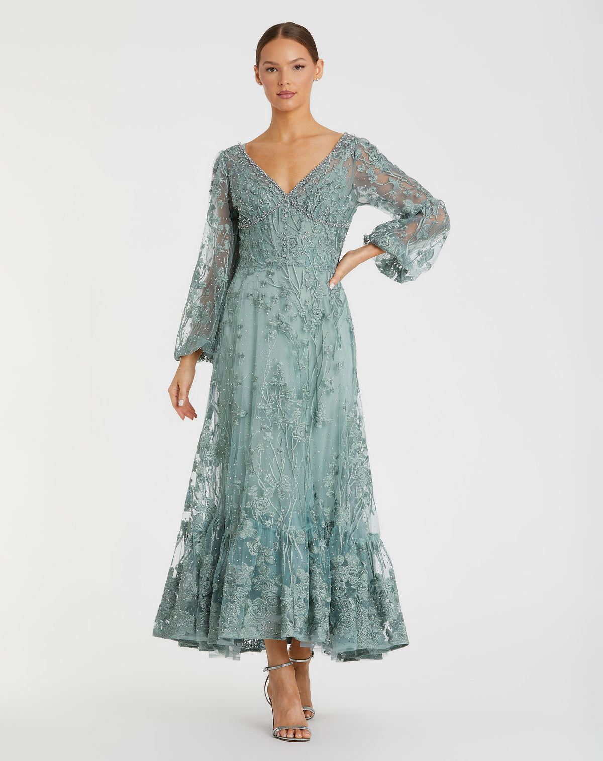 Mac Duggal 20512 Seafoam