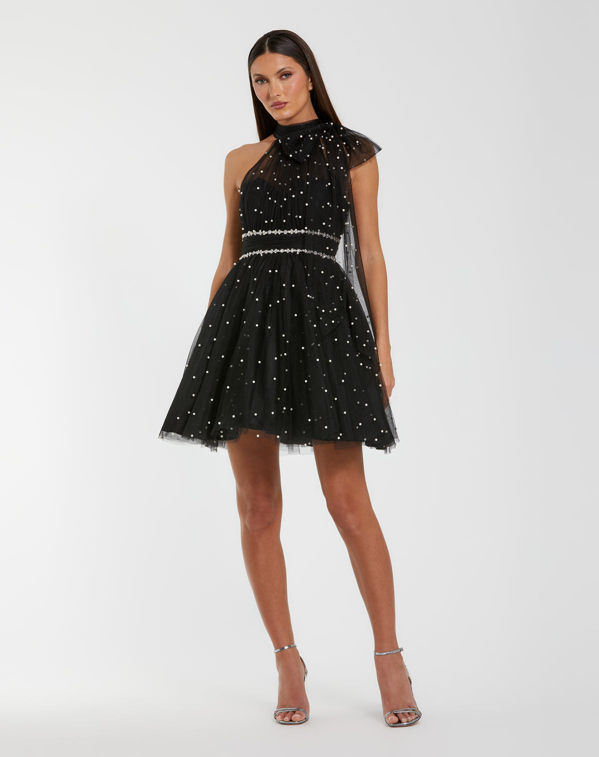 Mac Duggal 56205 Black Ivory