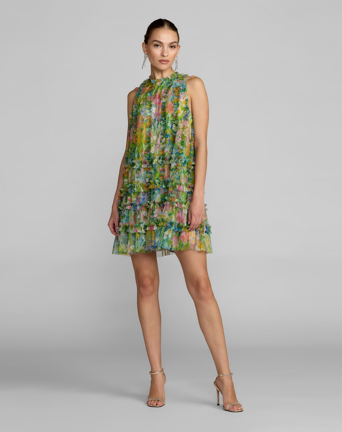 Mac Duggal 8488 Green Multi