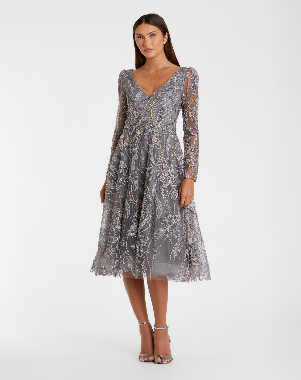 Mac Duggal 68913 Charcoal