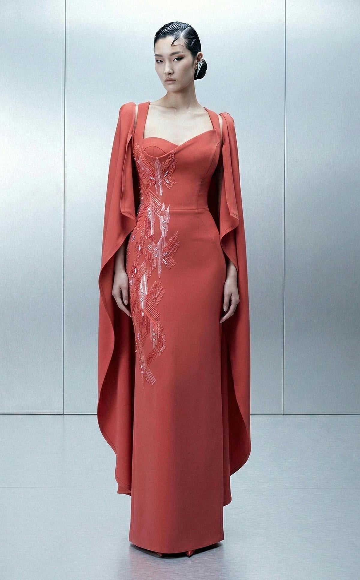 MNM Couture E0164 CORAL