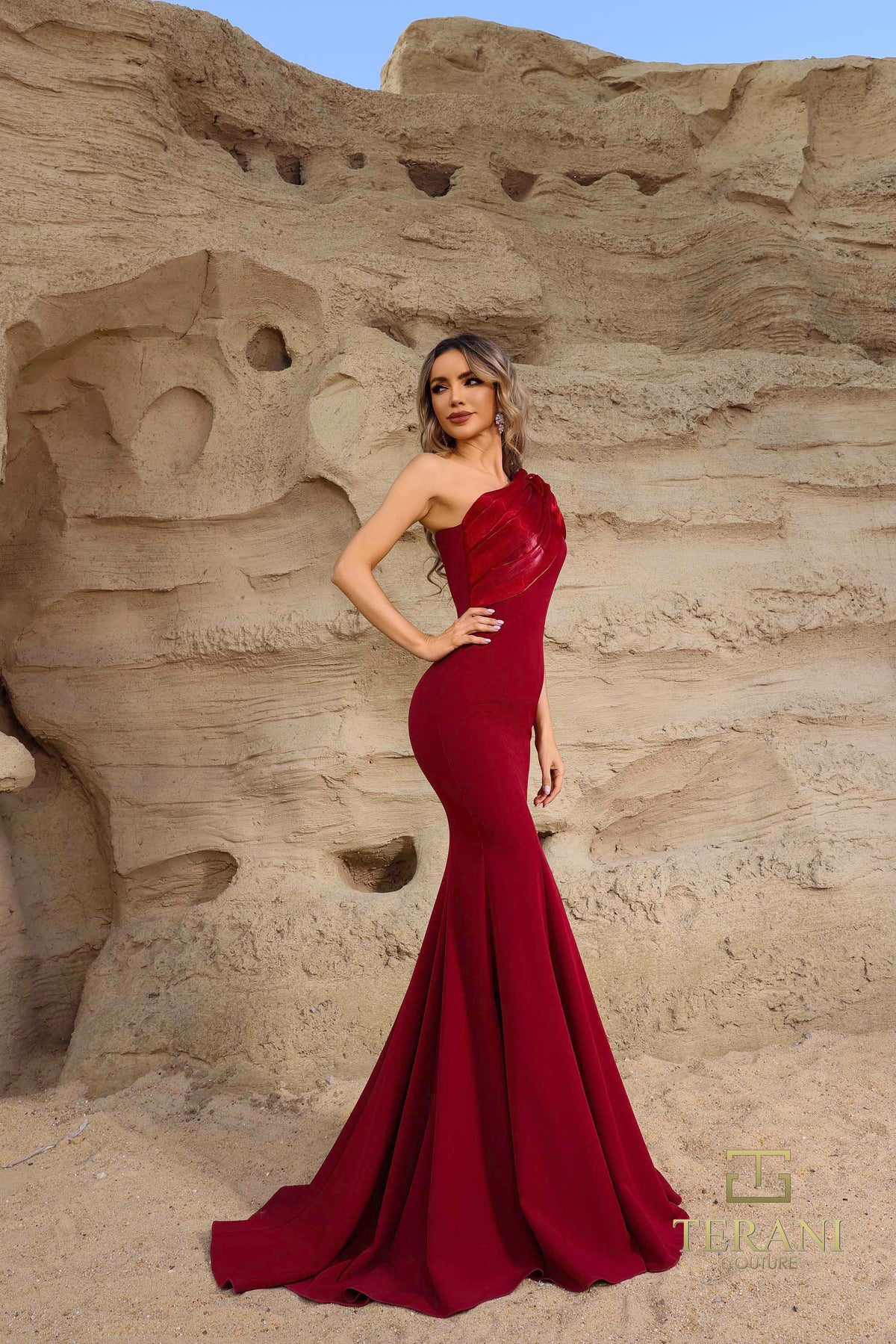 Terani Couture 252E5514 Wine