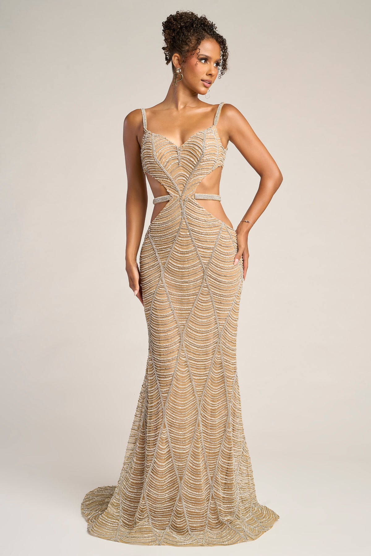 Portia and Scarlett PS26455C Nude/Silver