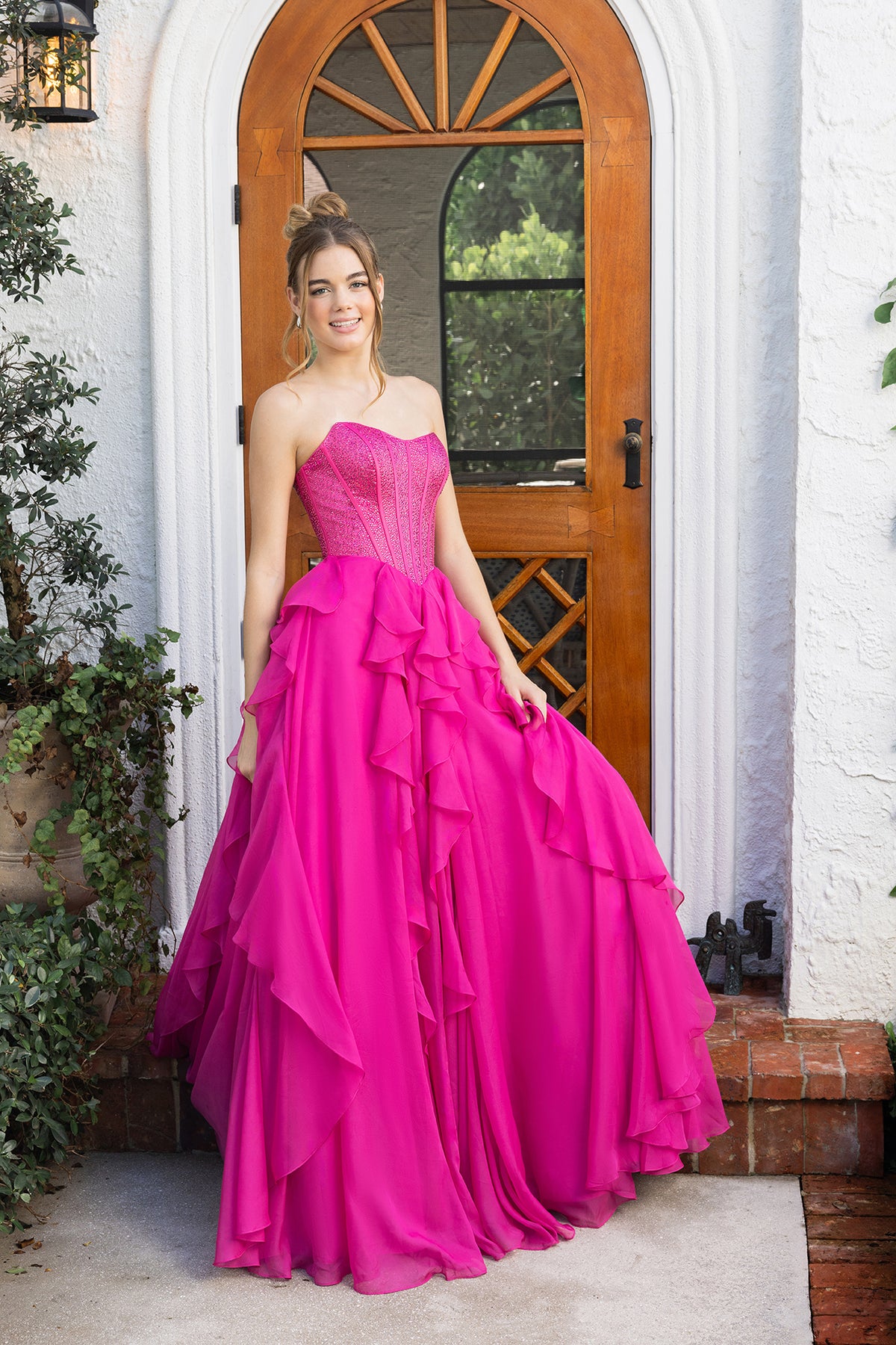 Portia and Scarlett XO174 Fuchsia