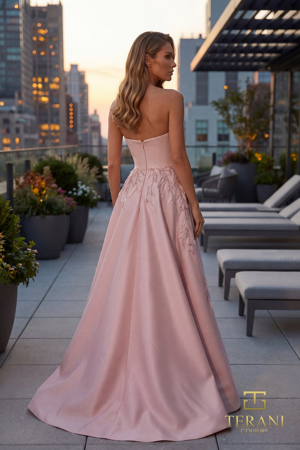 Terani Couture 262M7306 Dusty Blush