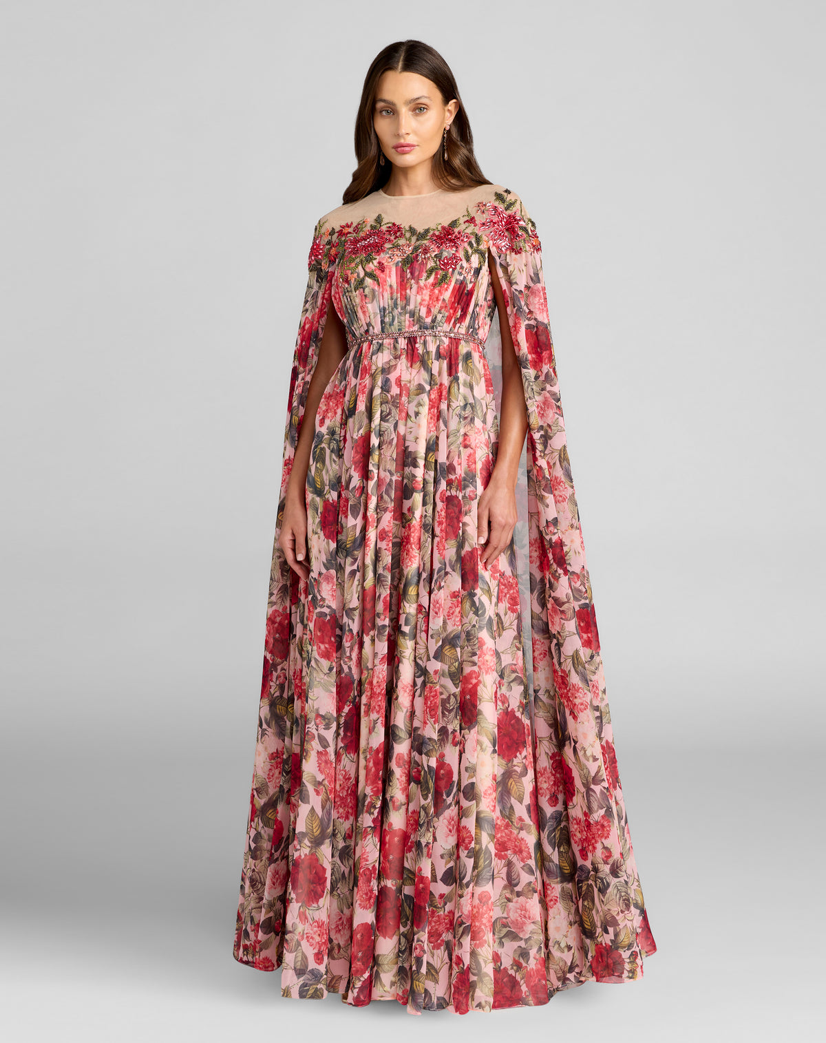 Mac Duggal 11907 Rose Multi