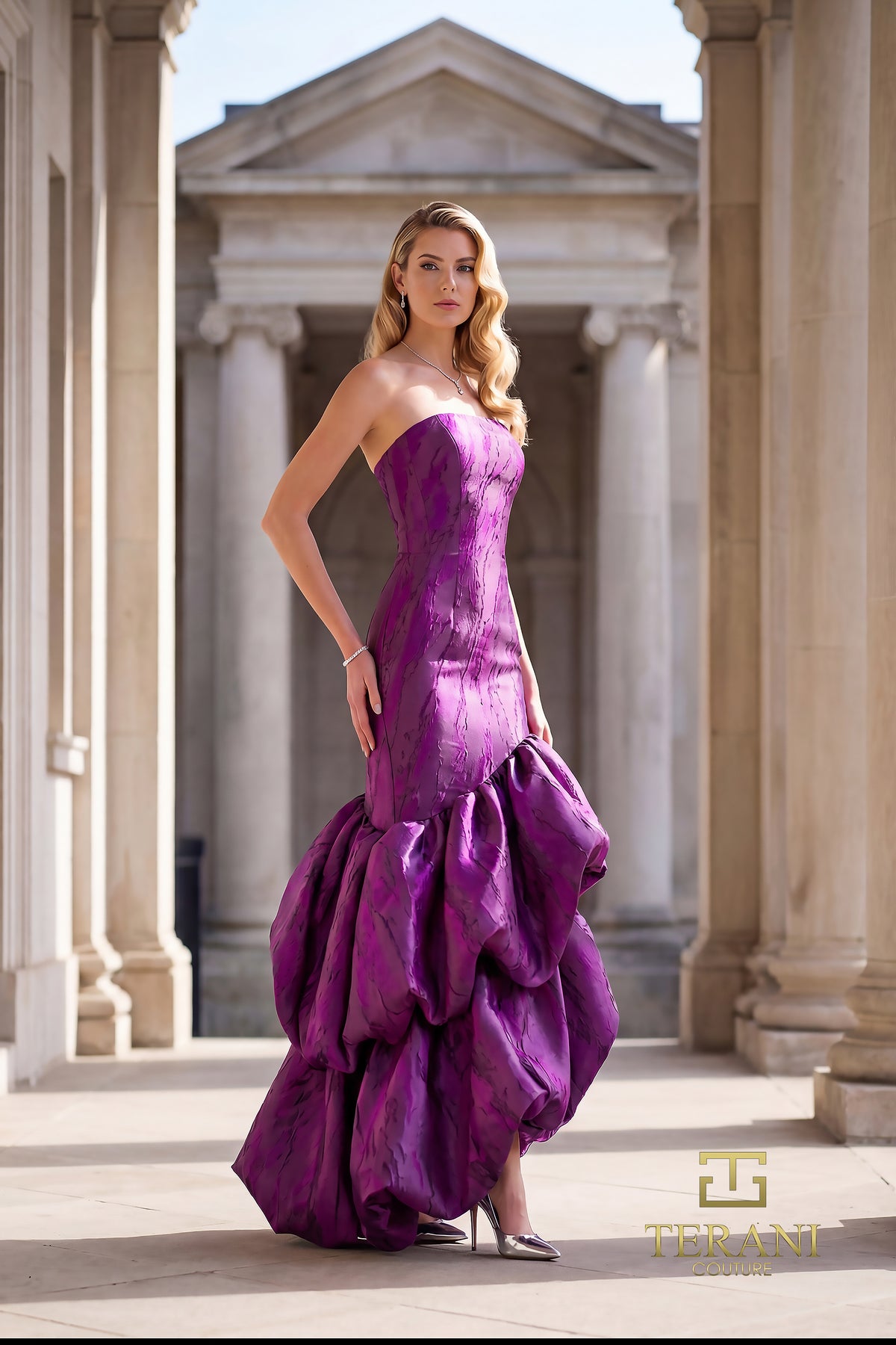 Terani Couture 262C7546 Purple
