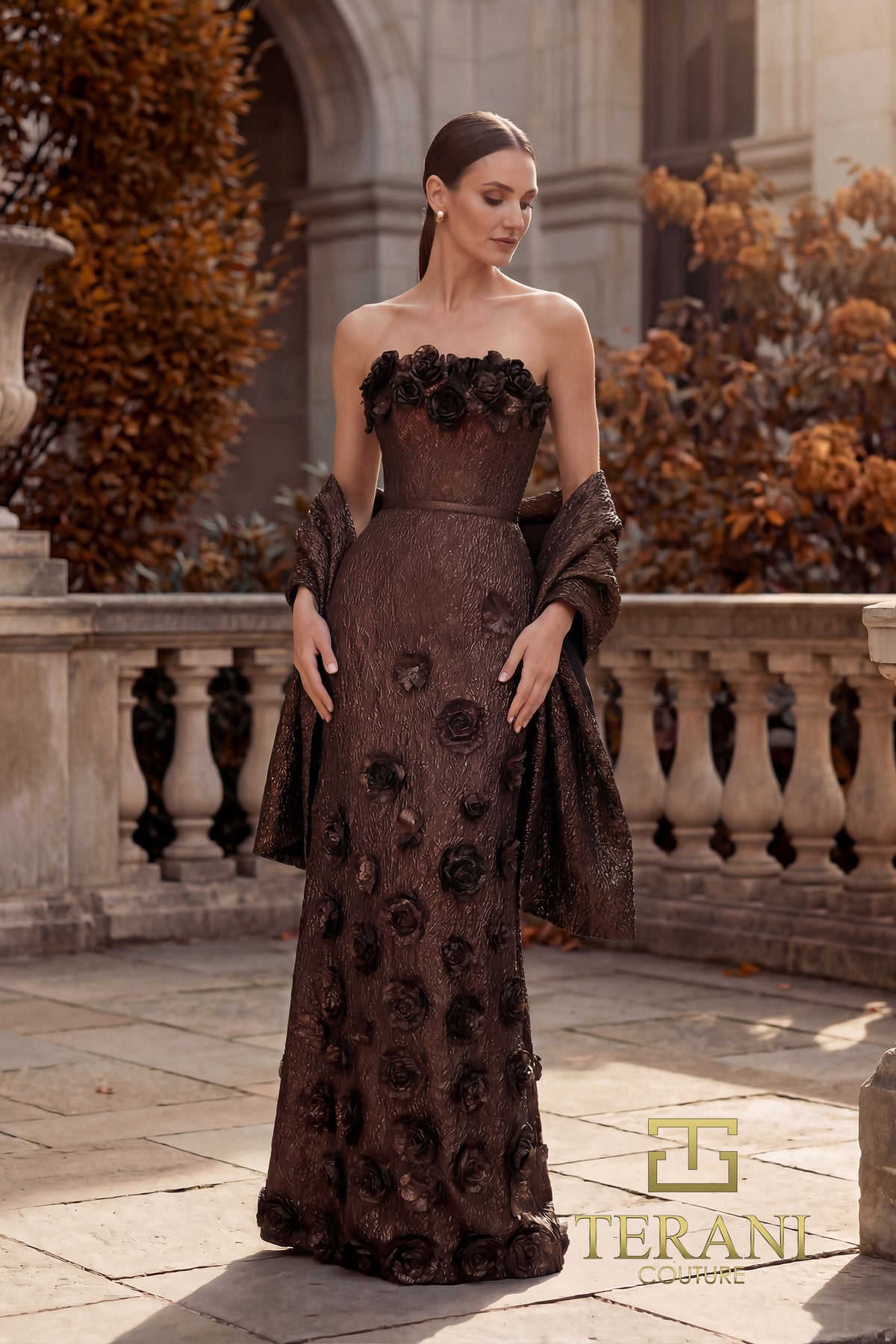Terani Couture 262E7093 Bronze
