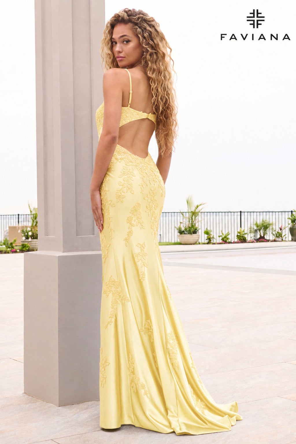 Faviana 11628 LIGHT YELLOW