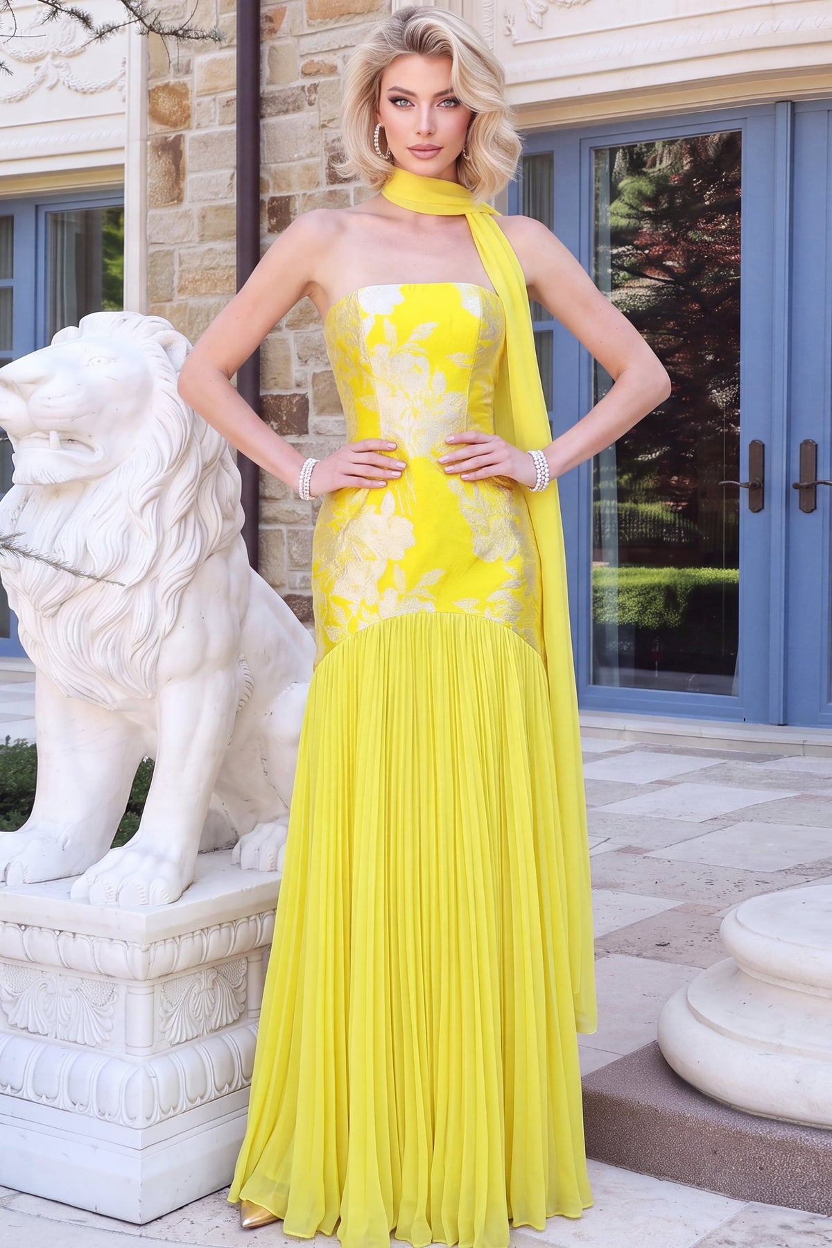 Jovani 55048 YELLOW
