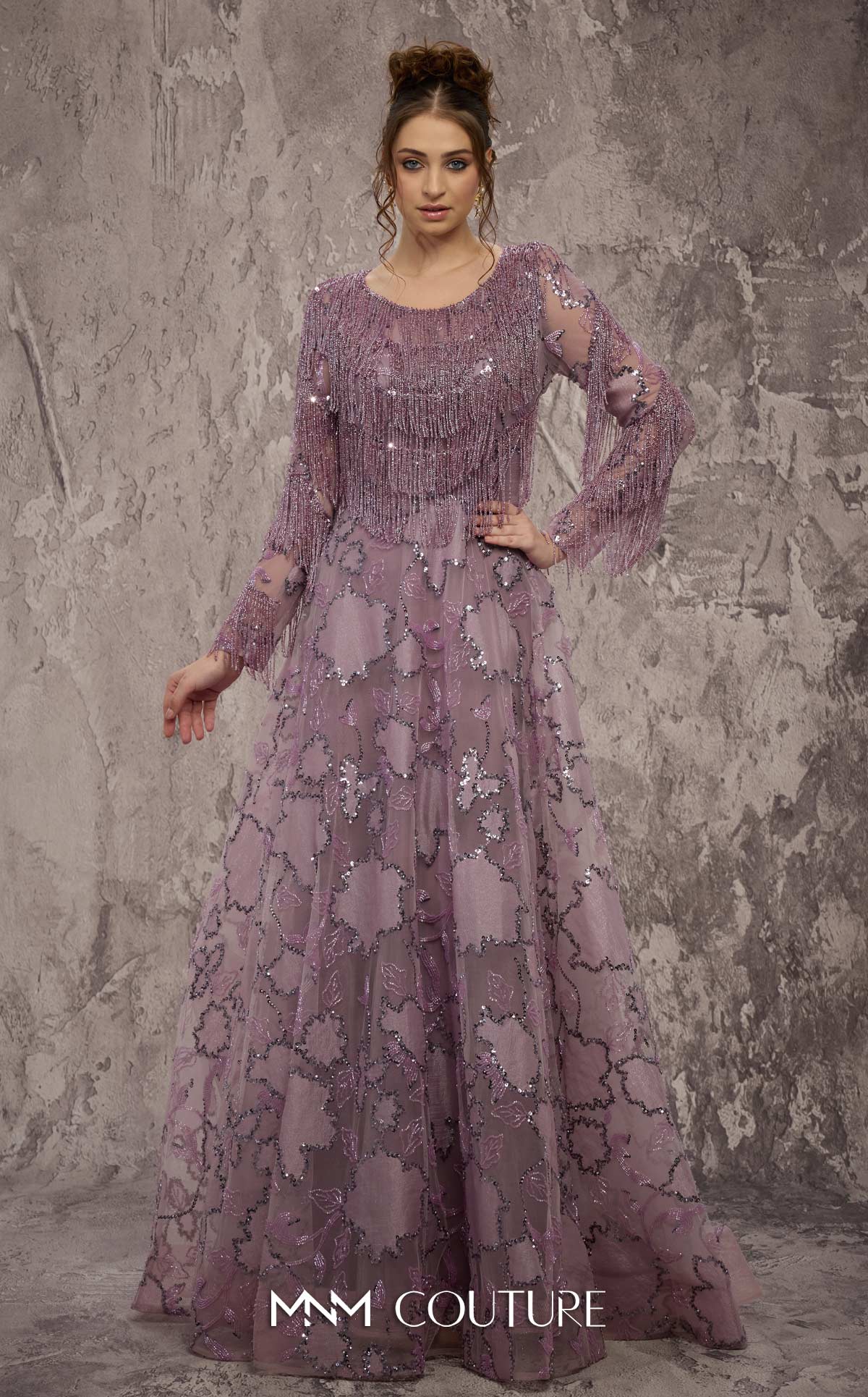 MNM Couture J03621 PURPLE
