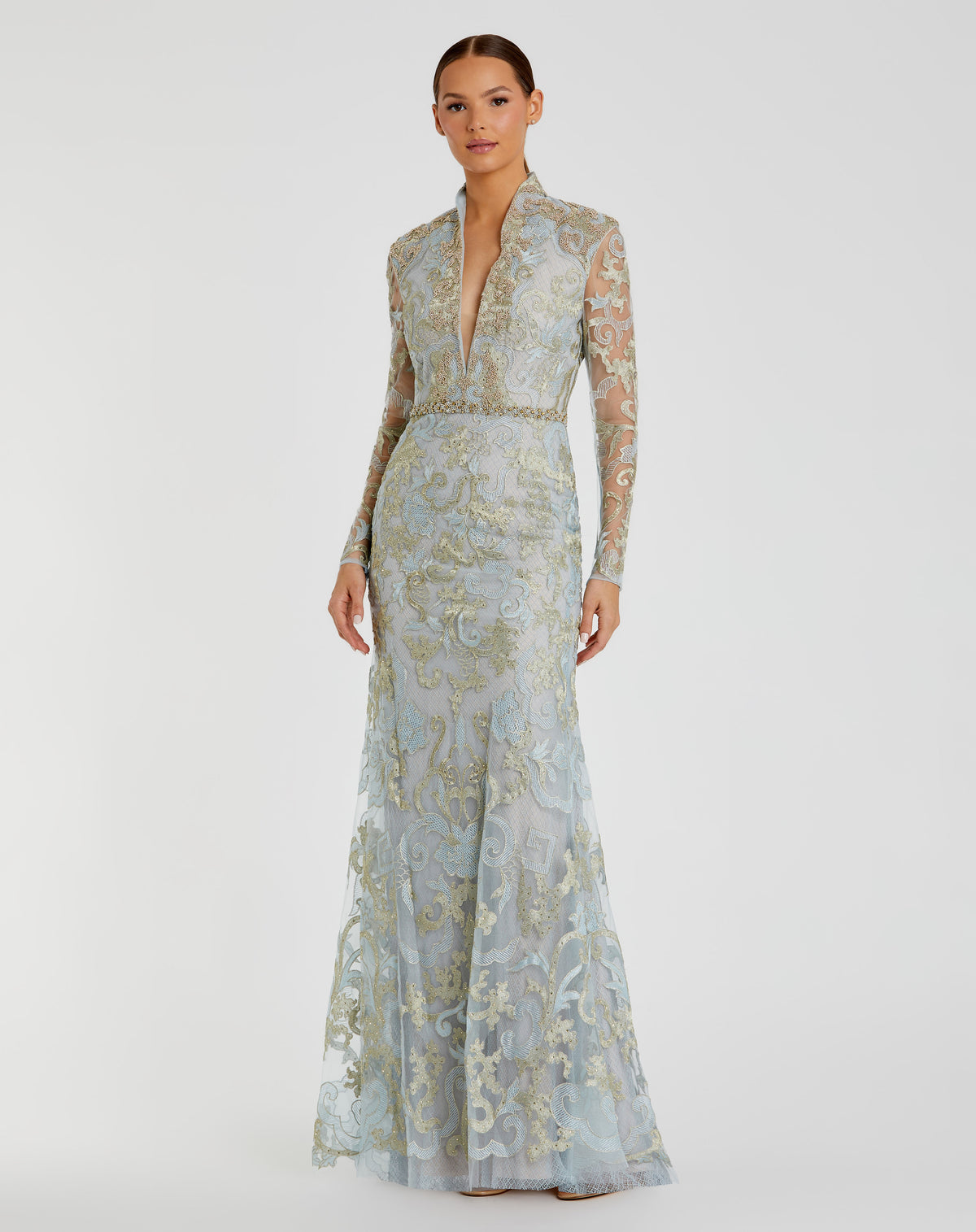 Mac Duggal 11165 Powder Blue