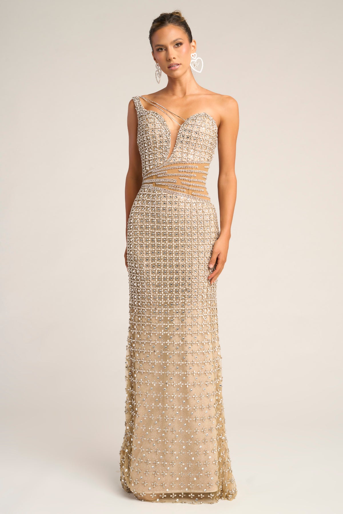 Portia and Scarlett PS26434C Nude/Silver