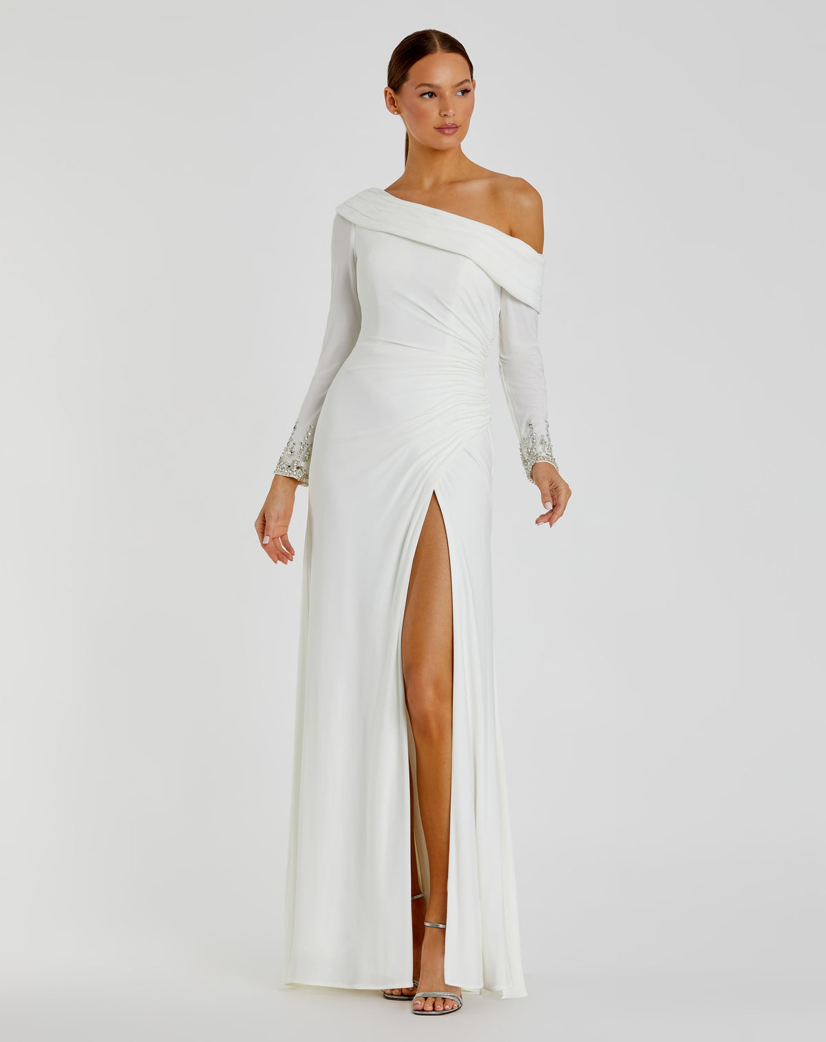 Mac Duggal 12231 White