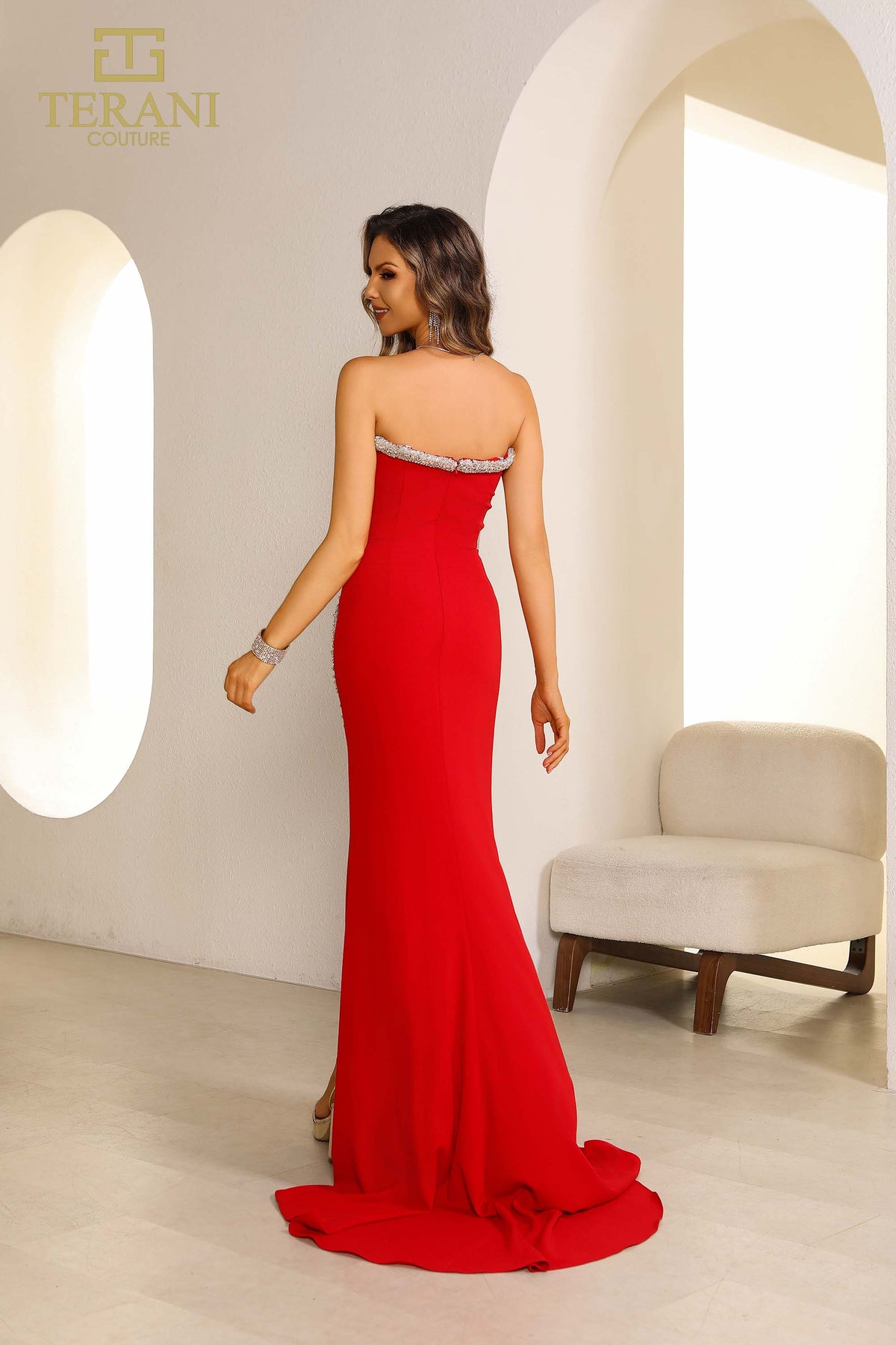 Terani Couture 241E2437 Red