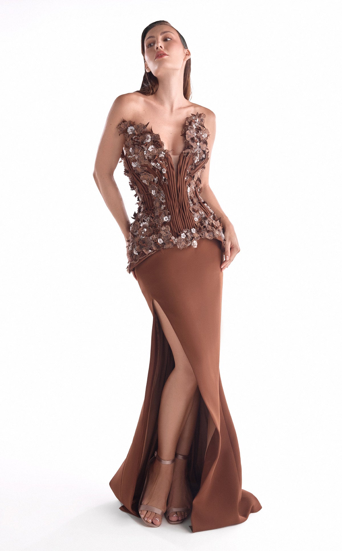 MNM Couture G2108 BROWN