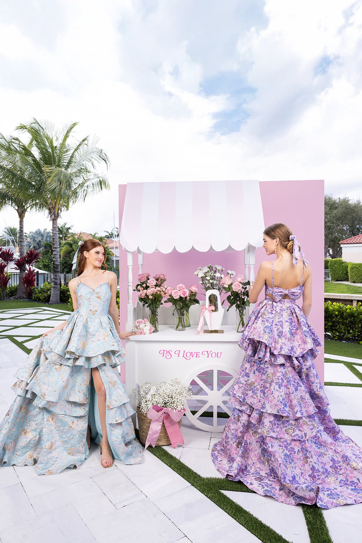 Portia and Scarlett XO181 Blue