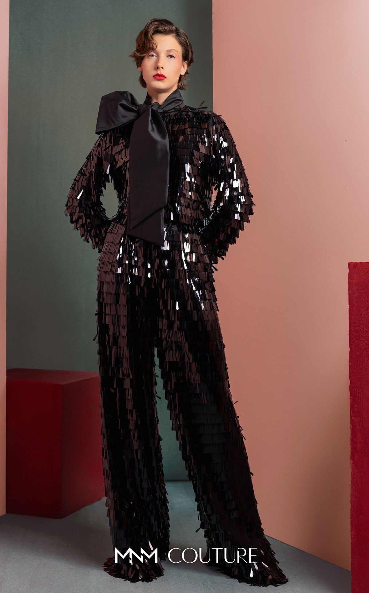 MNM Couture GOF2526 BLACK